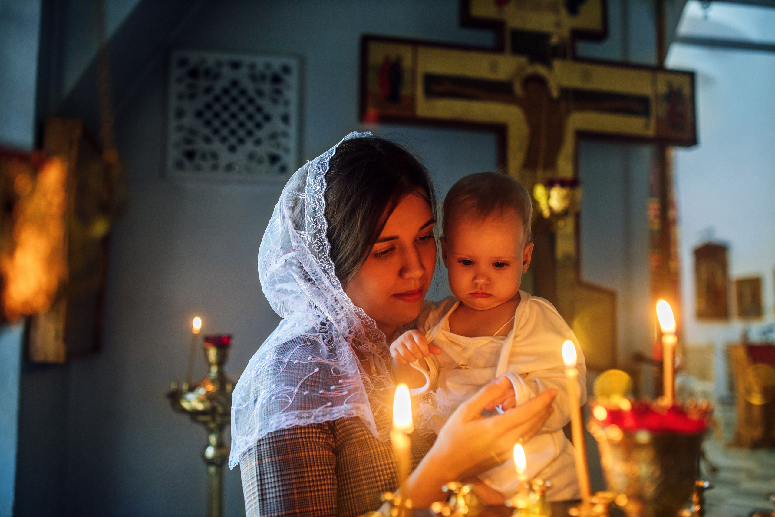 Таинство крещения. Фотографы в городе Волгограде — Людмила Агеева и Алексей Околелов