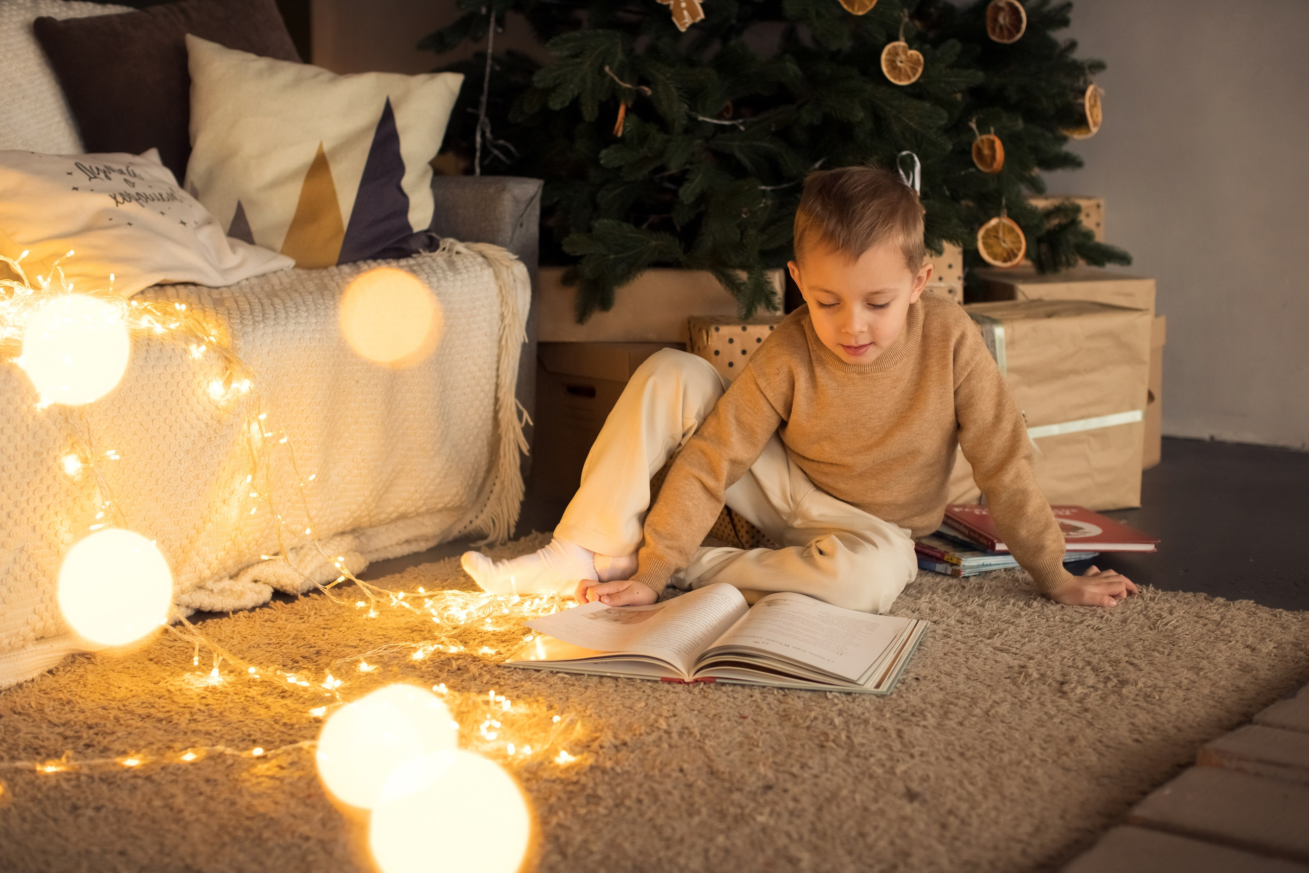 Новогодние объятия. Семейный и детский фотограф в Саратове Полина Коткина