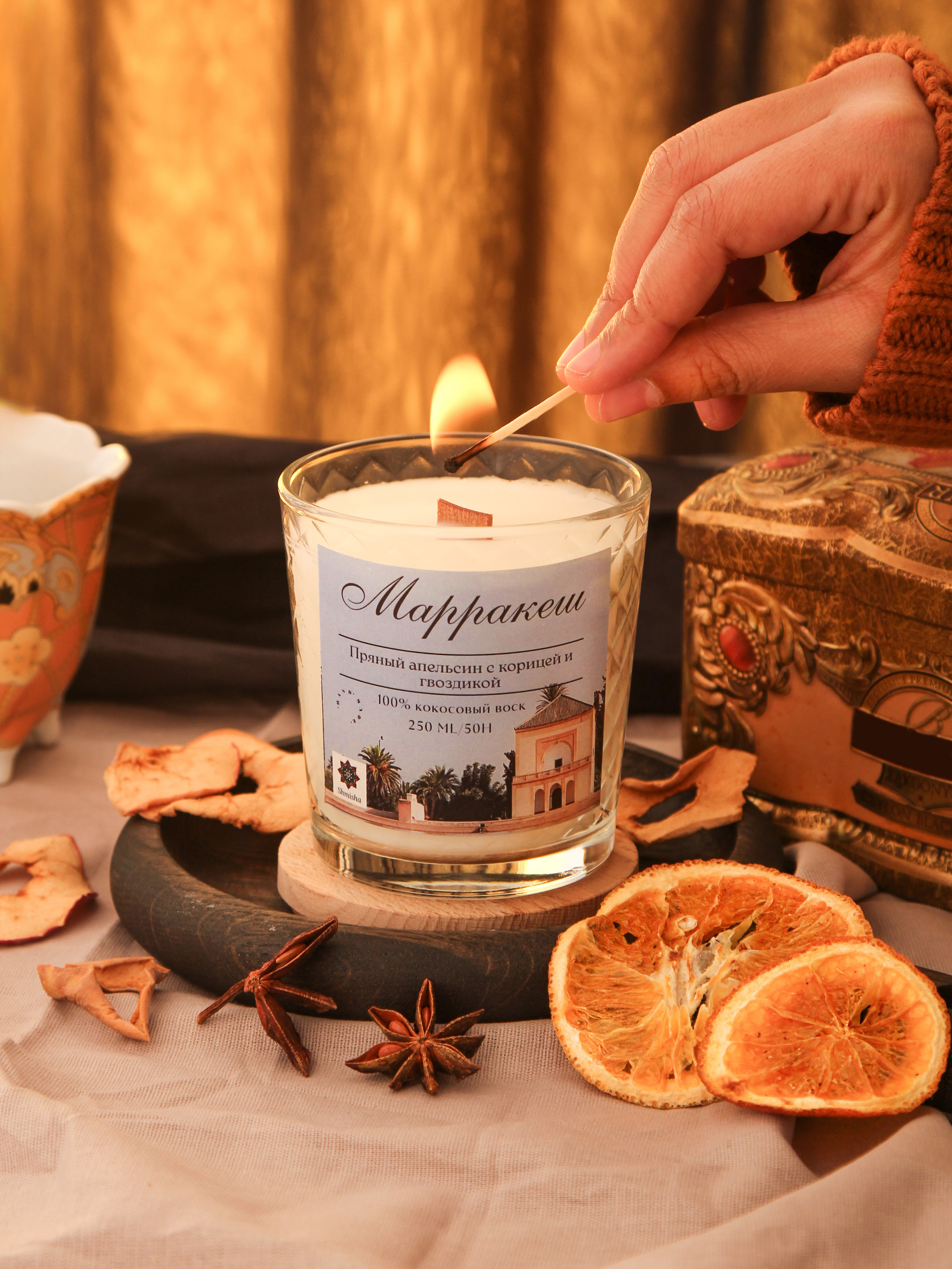 Профессиональная каталожная съемка свечей  для Ozon| предметный фотограф СПб