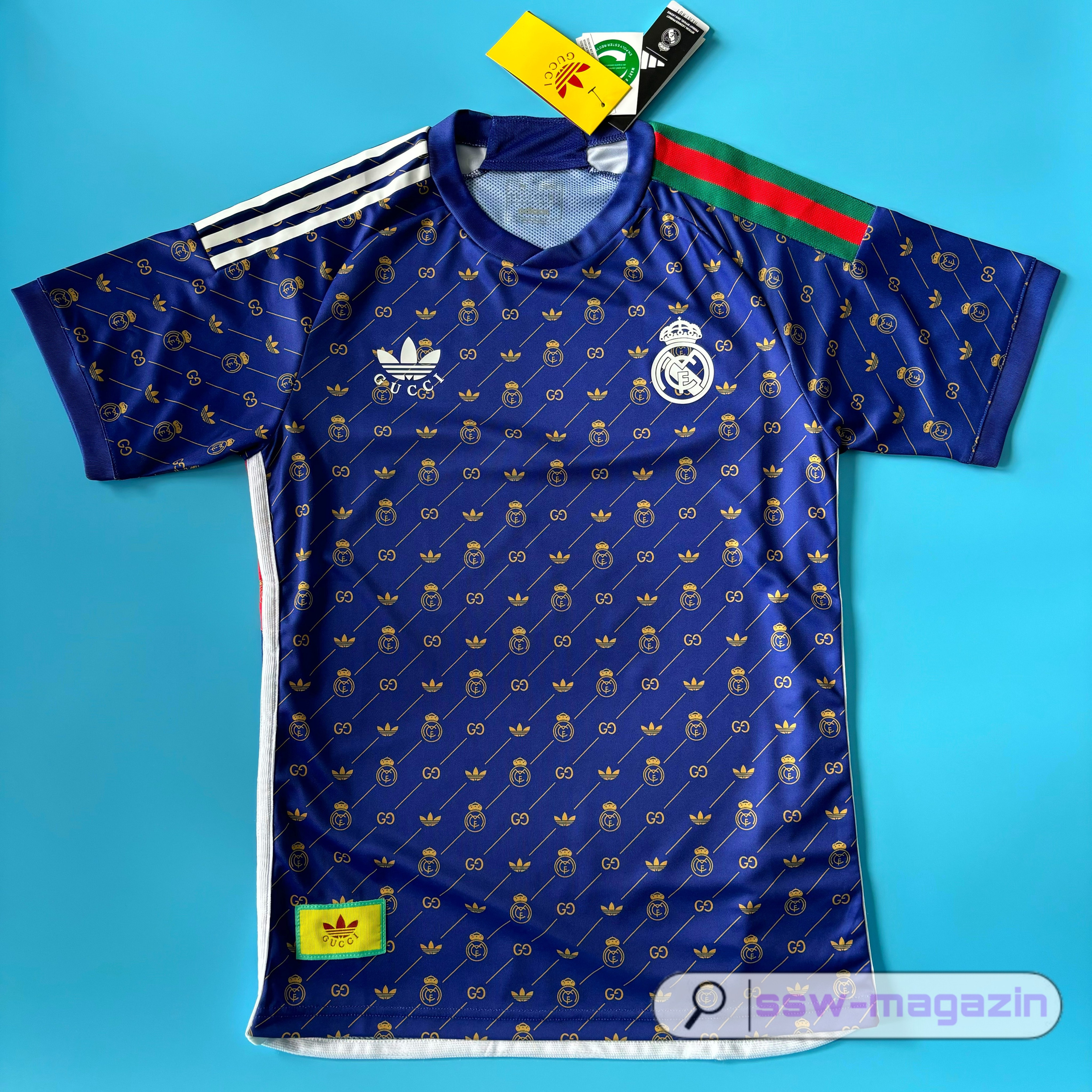 Футболка Real Madrid Gucci 2024-2025. Футбольный магазин — ssw_magazin