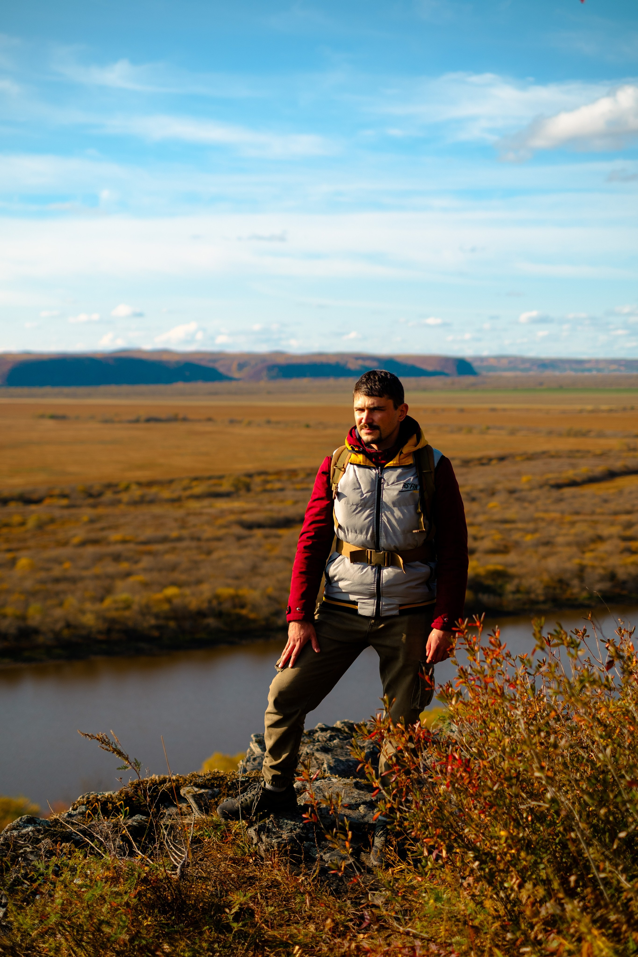 Михайловские столбы осенью. Фотограф Благовещенска Яна