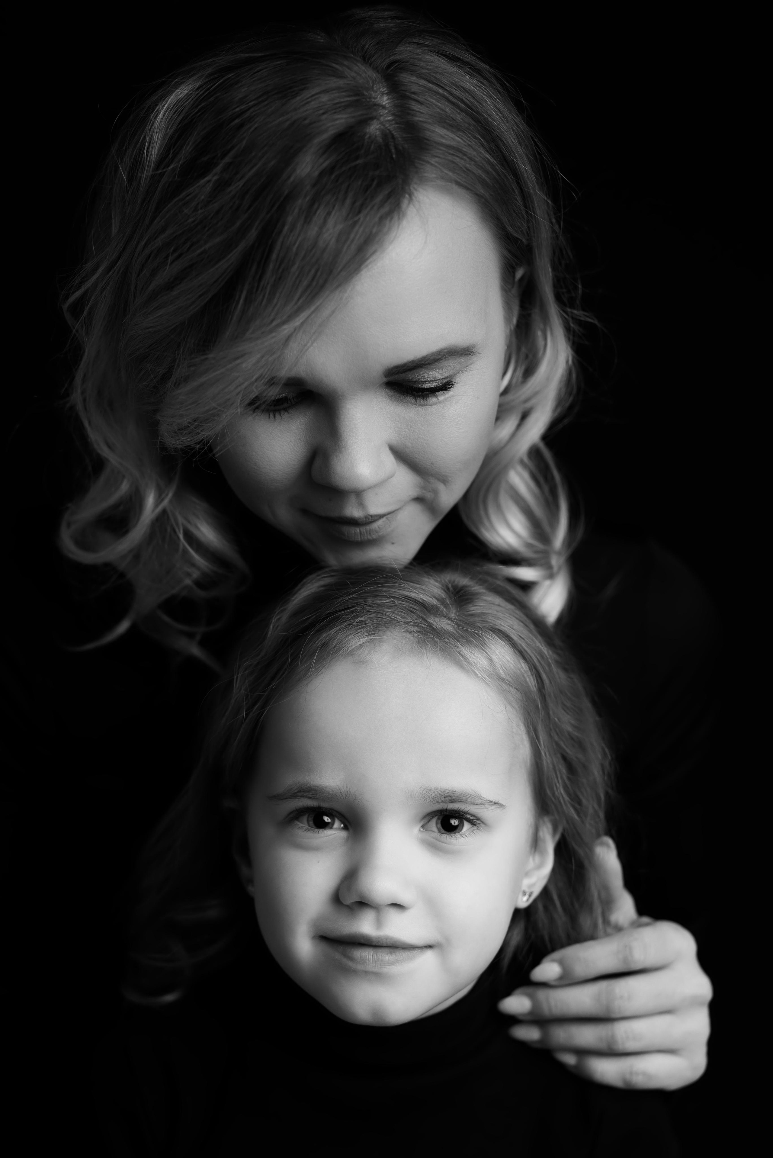 Мама-дочь. Фотограф новорожденных и детский фотограф в Екатеринбурге Ксени