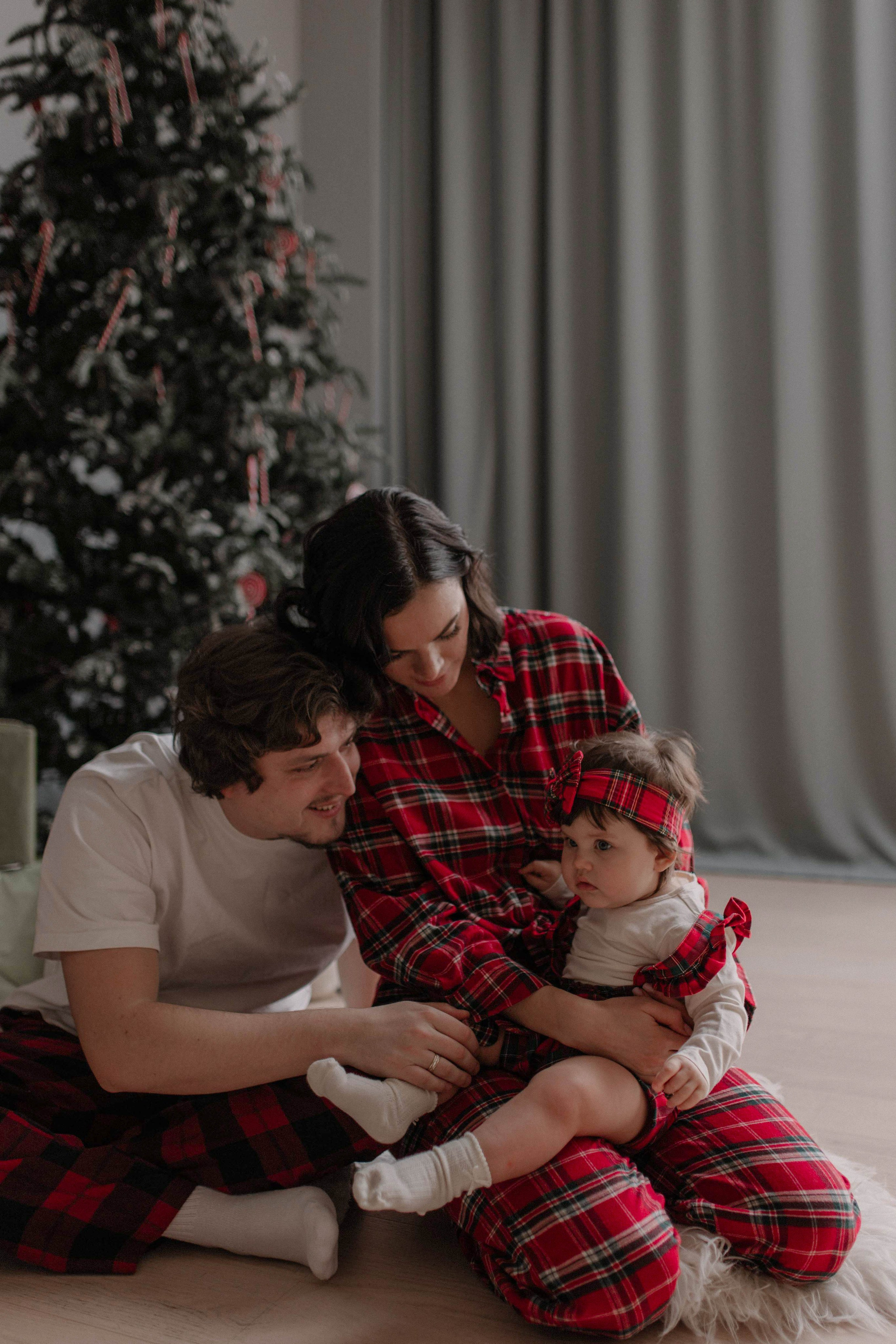 Новогодняя семейная. Детский и семейный фотограф, съемка новорожденных Москва