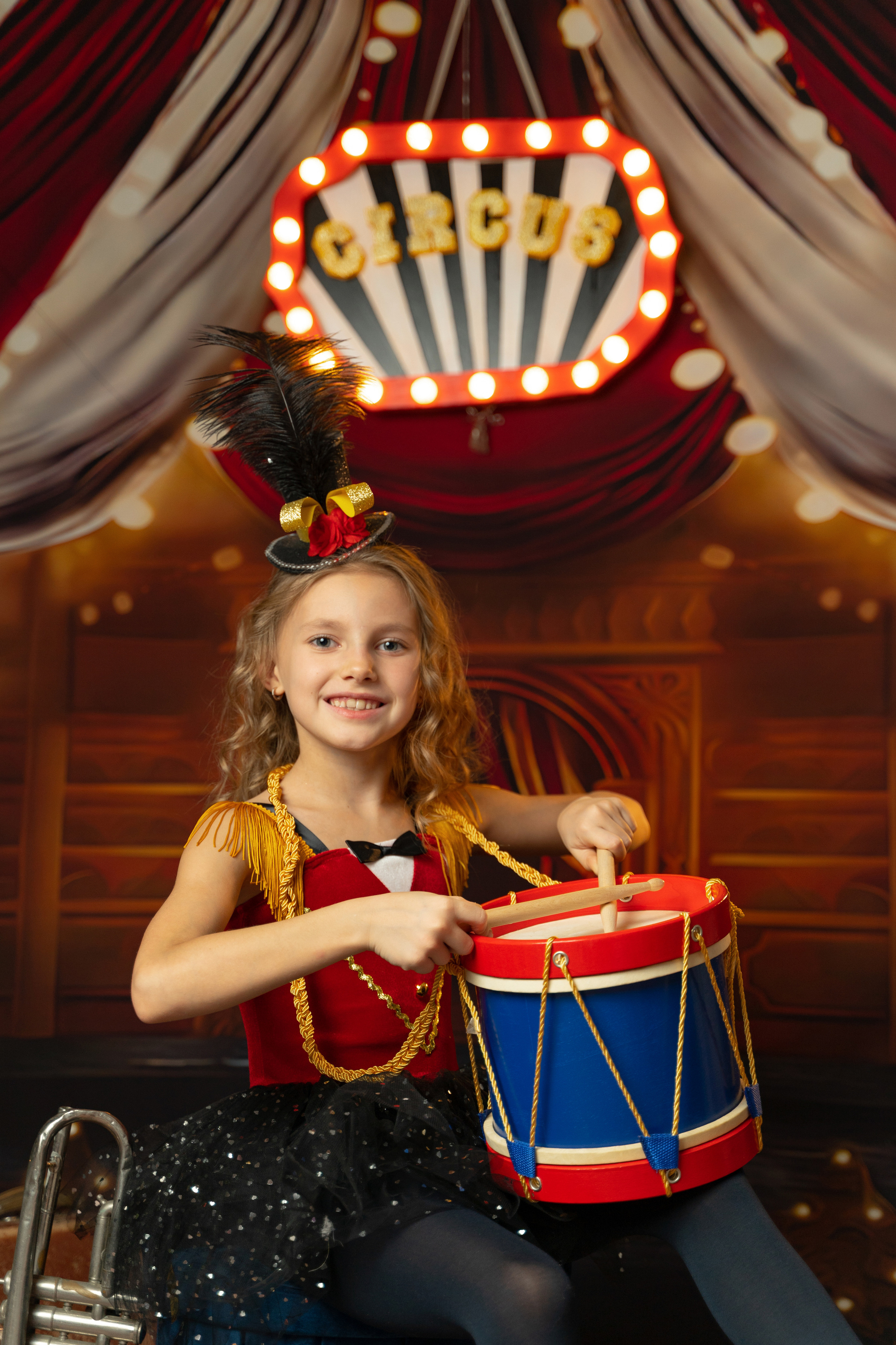 НОВОГОДНИЙ ЦИРК. Детская выездная фотостудия. Фотограф новорождённых newborn, годовасие