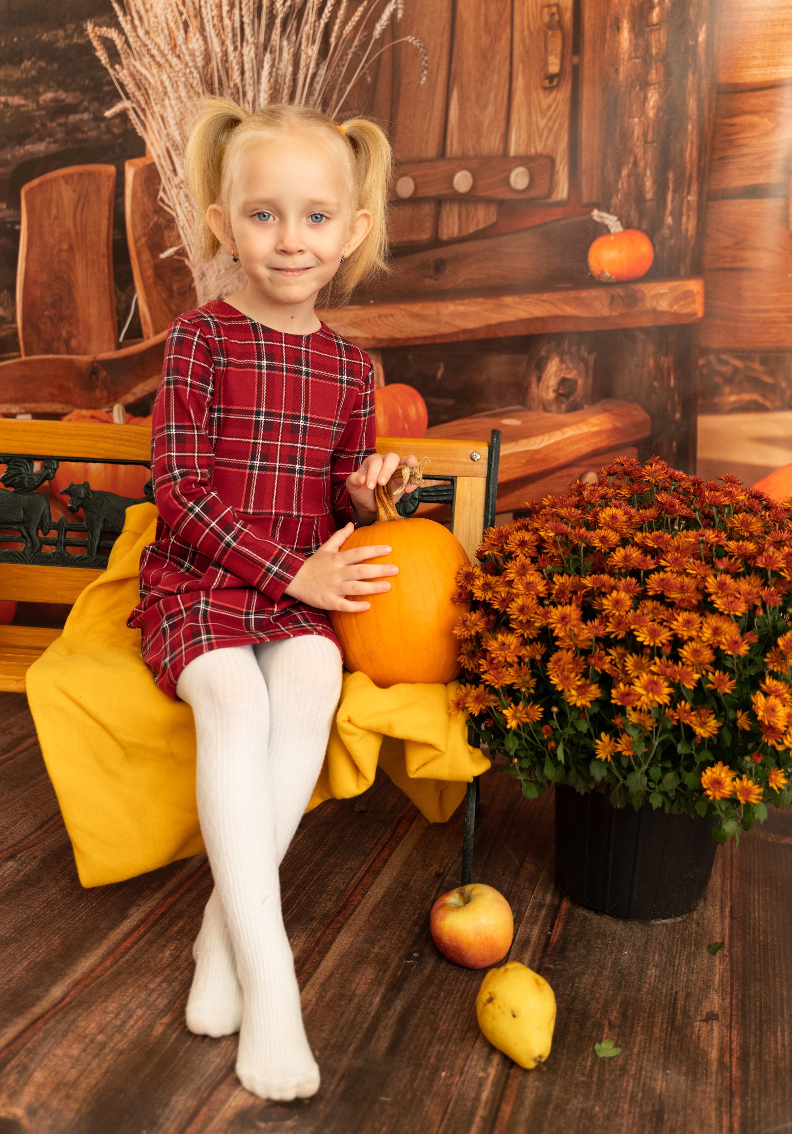 Осенний урожай. Детская выездная фотостудия. Фотограф новорождённых newborn, годовасие