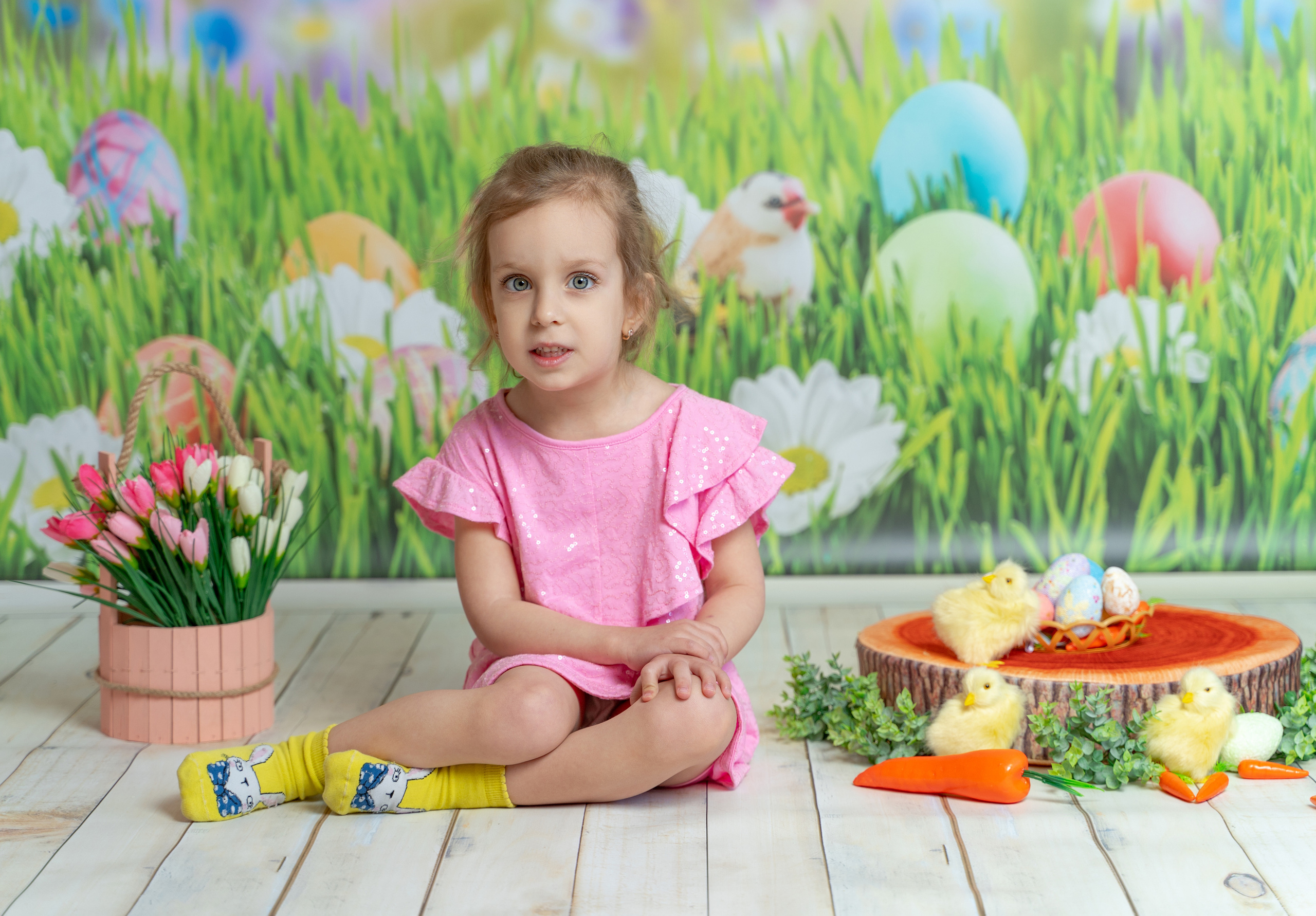 Пасха 2022. Детская выездная фотостудия. Фотограф новорождённых newborn, годовасие