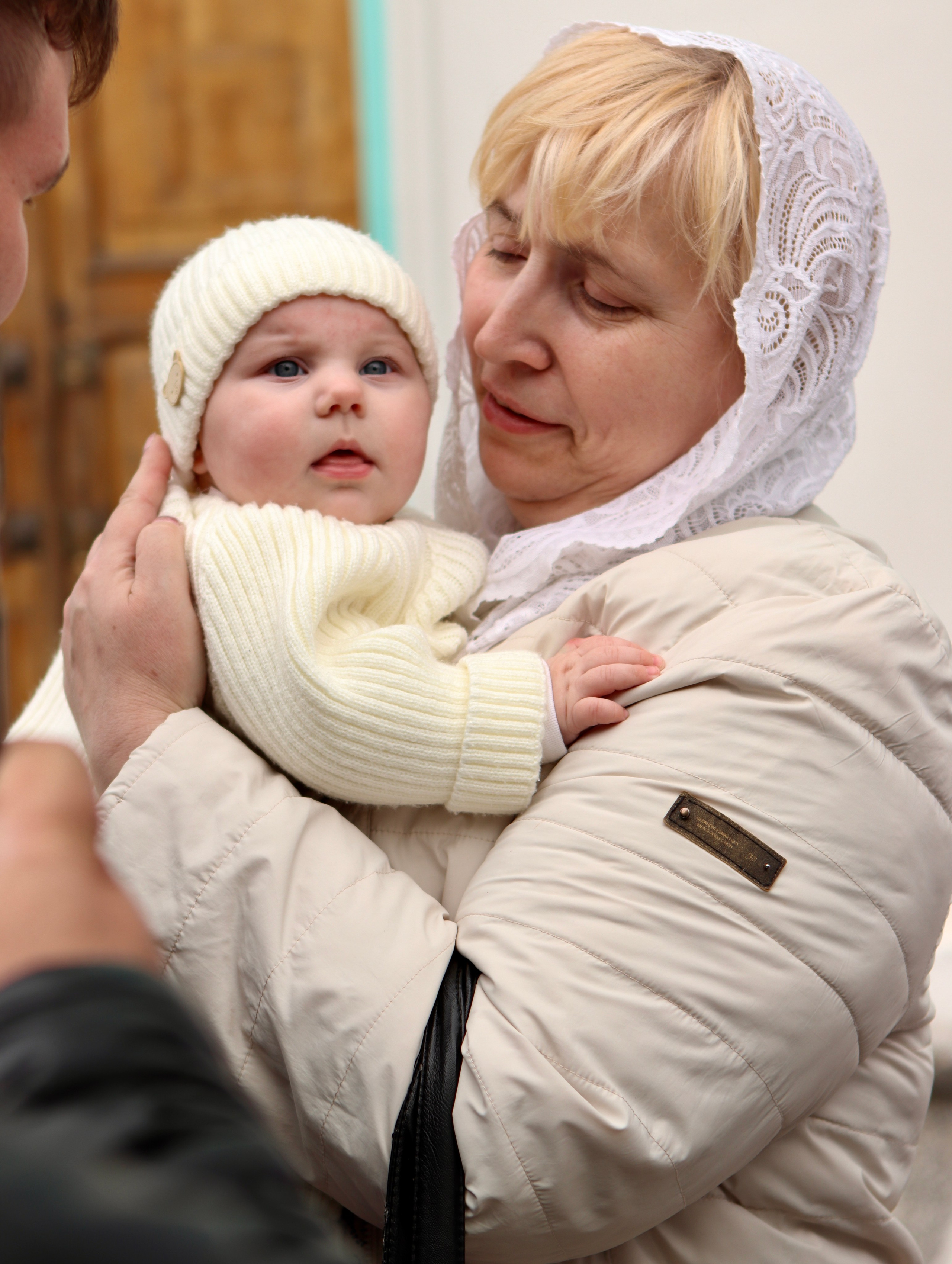 Анастасия и Вадим — крещение Виктории. Фотограф в Курске Смирнов Евгений