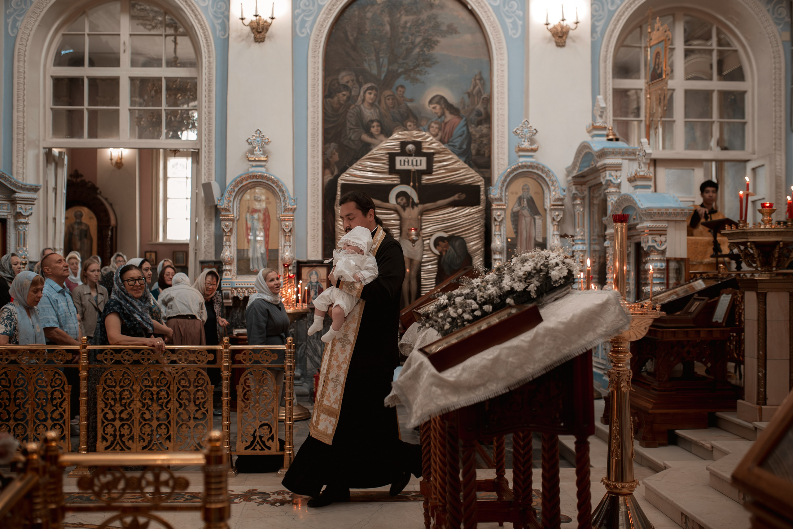 Крещение Мирана. Фотограф на Крещение и Венчание в Ташкенте