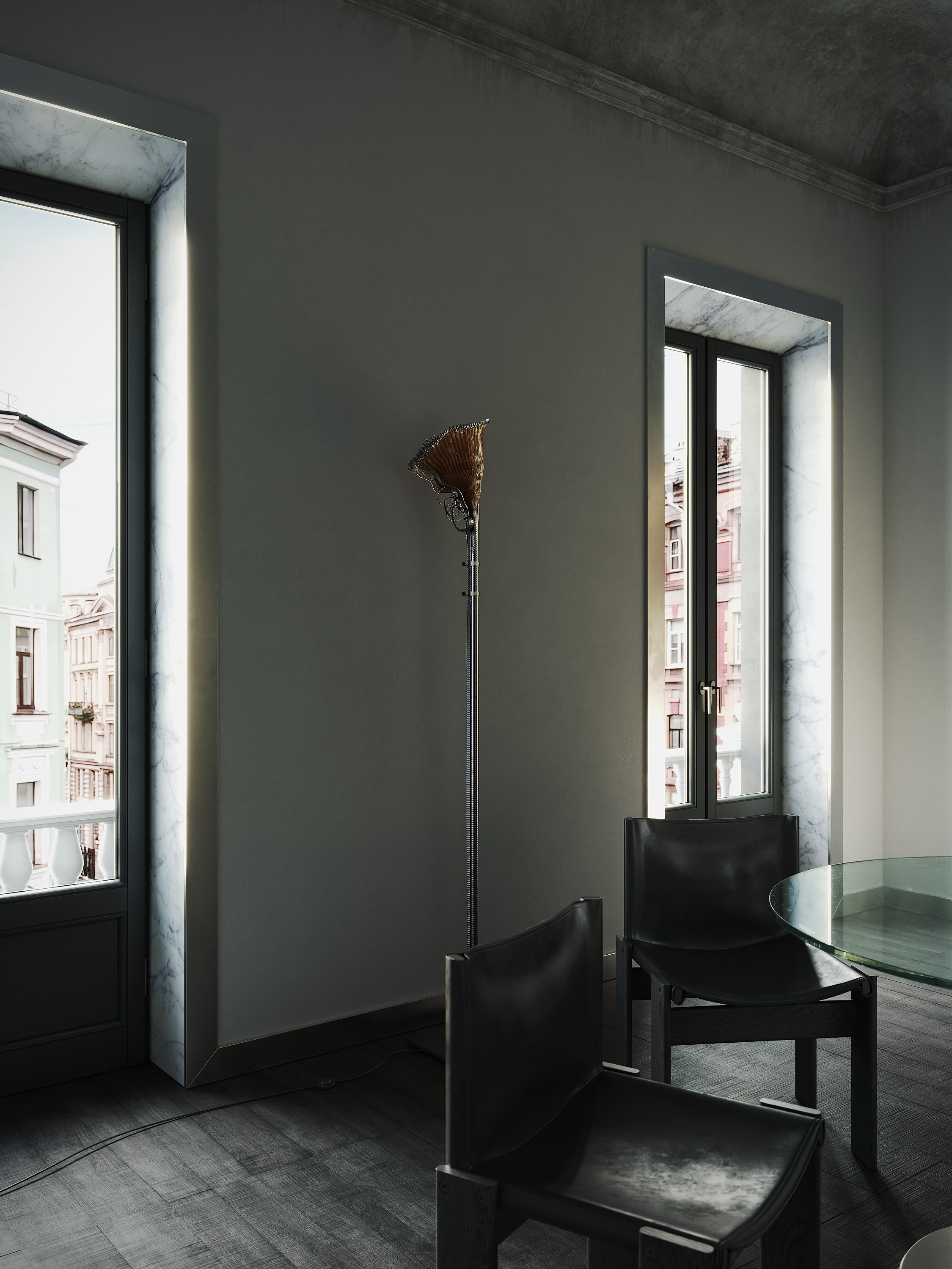 French apartment. VALERIA GORNOSTAEVA. DESIGN AND VISUALIZATION