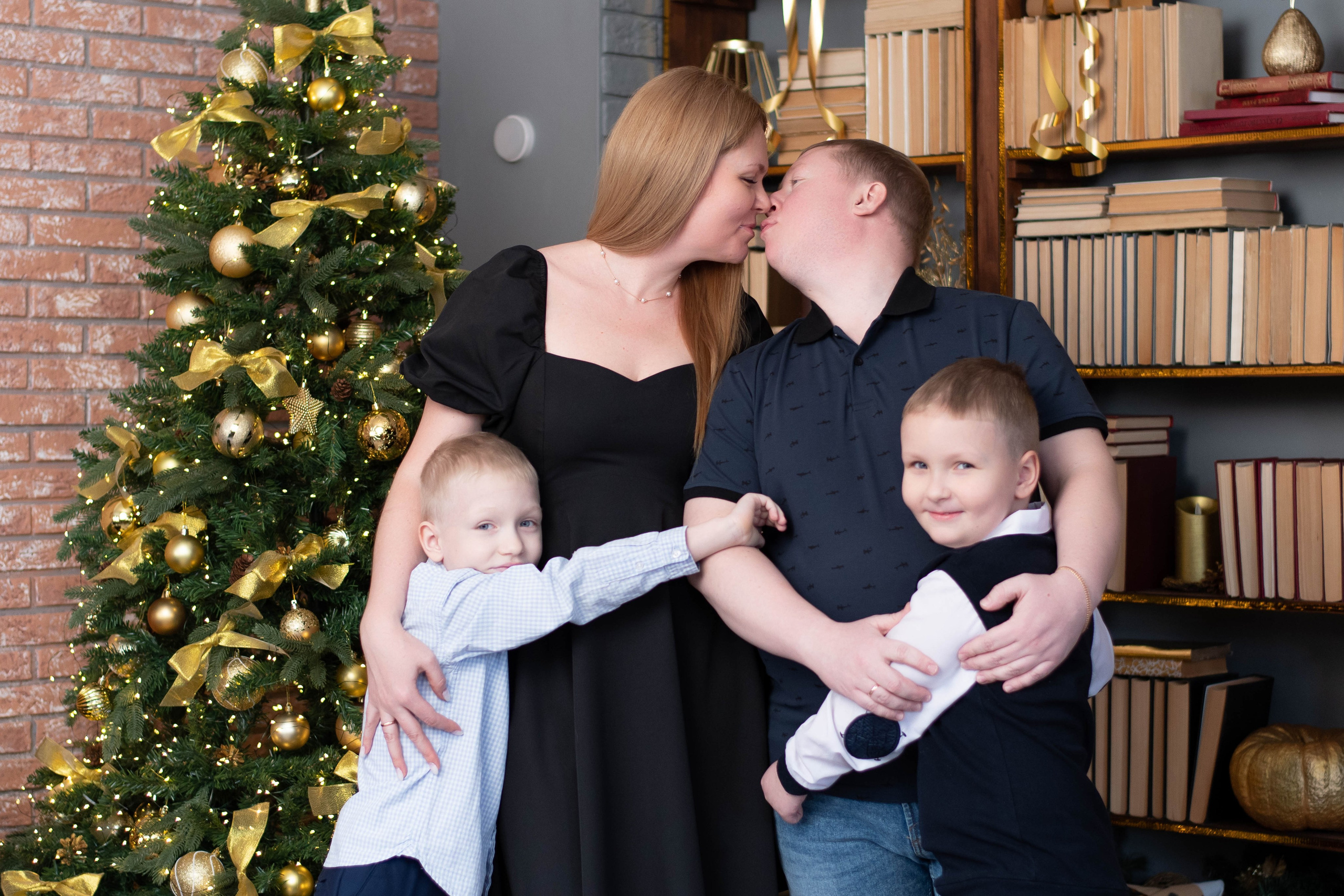 Гришины. Студийная съемка. Екатерина Бикбаева фотограф, видеограф, медиа-продюсер