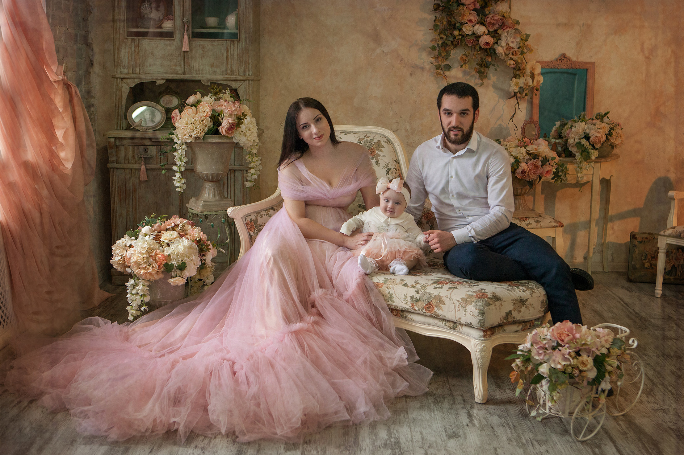 Элиночка и её семья. Профессиональный фотограф в Краснодаре Татьяна Корченкина