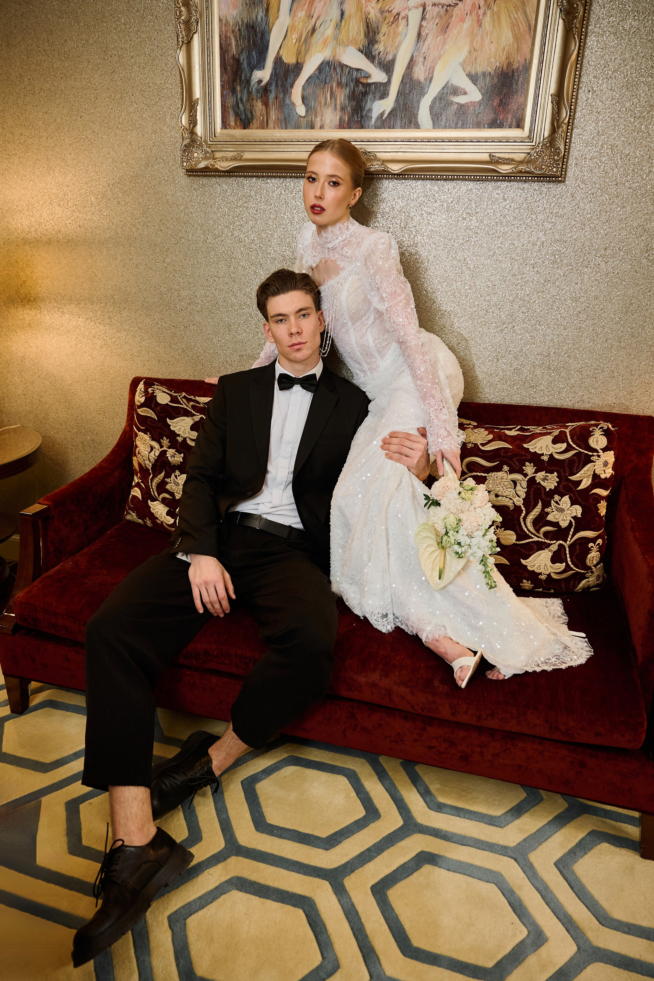 Вадим и Алина. Сборы в отеле St Regis. Свадебный фотограф в Москве и Подмосковье