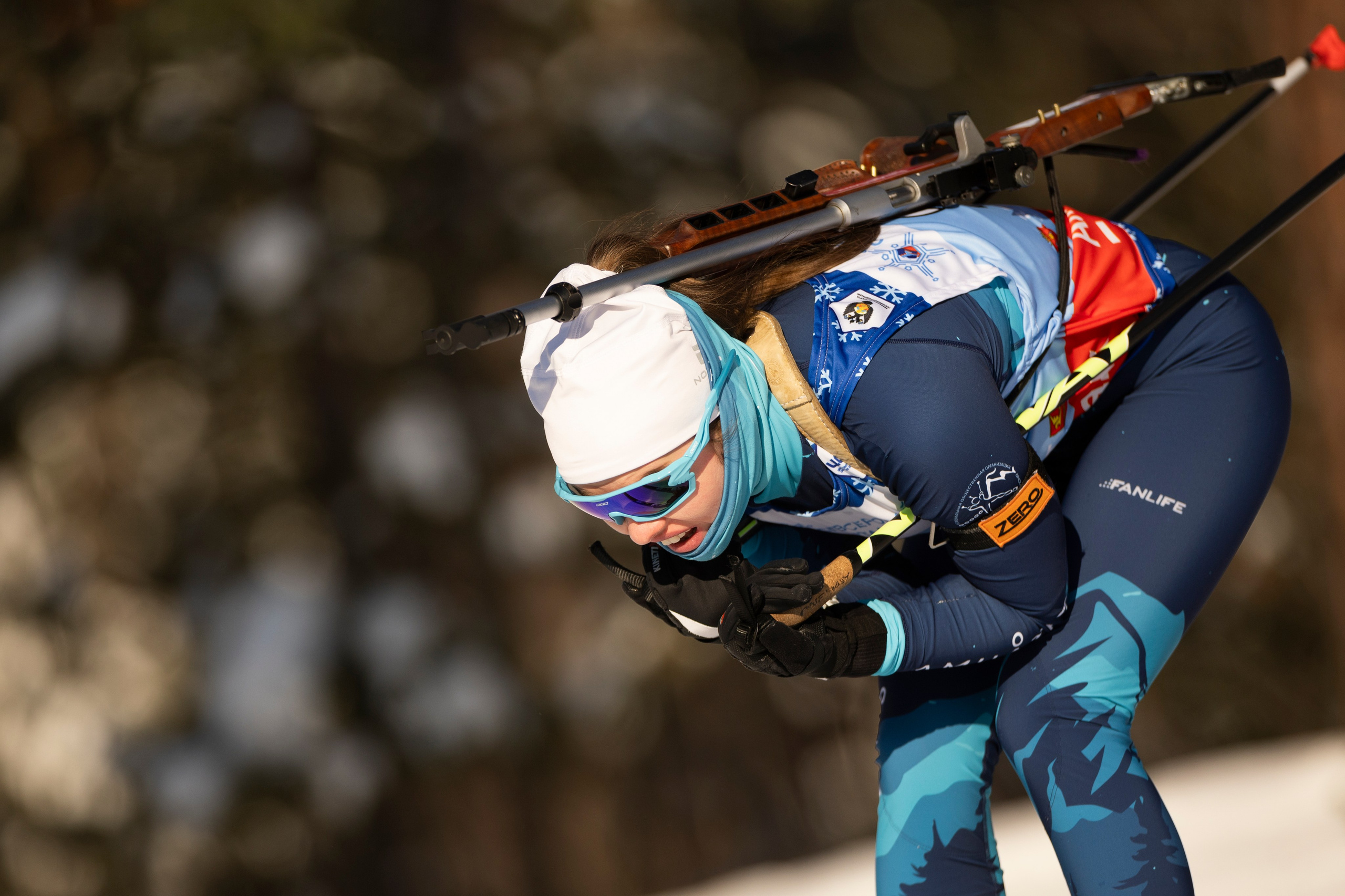 Всероссийская спартакиада по биатлону. Спринт. Женщины. Спортивный репортажный фотограф Казань Нафис Сиразетдинов