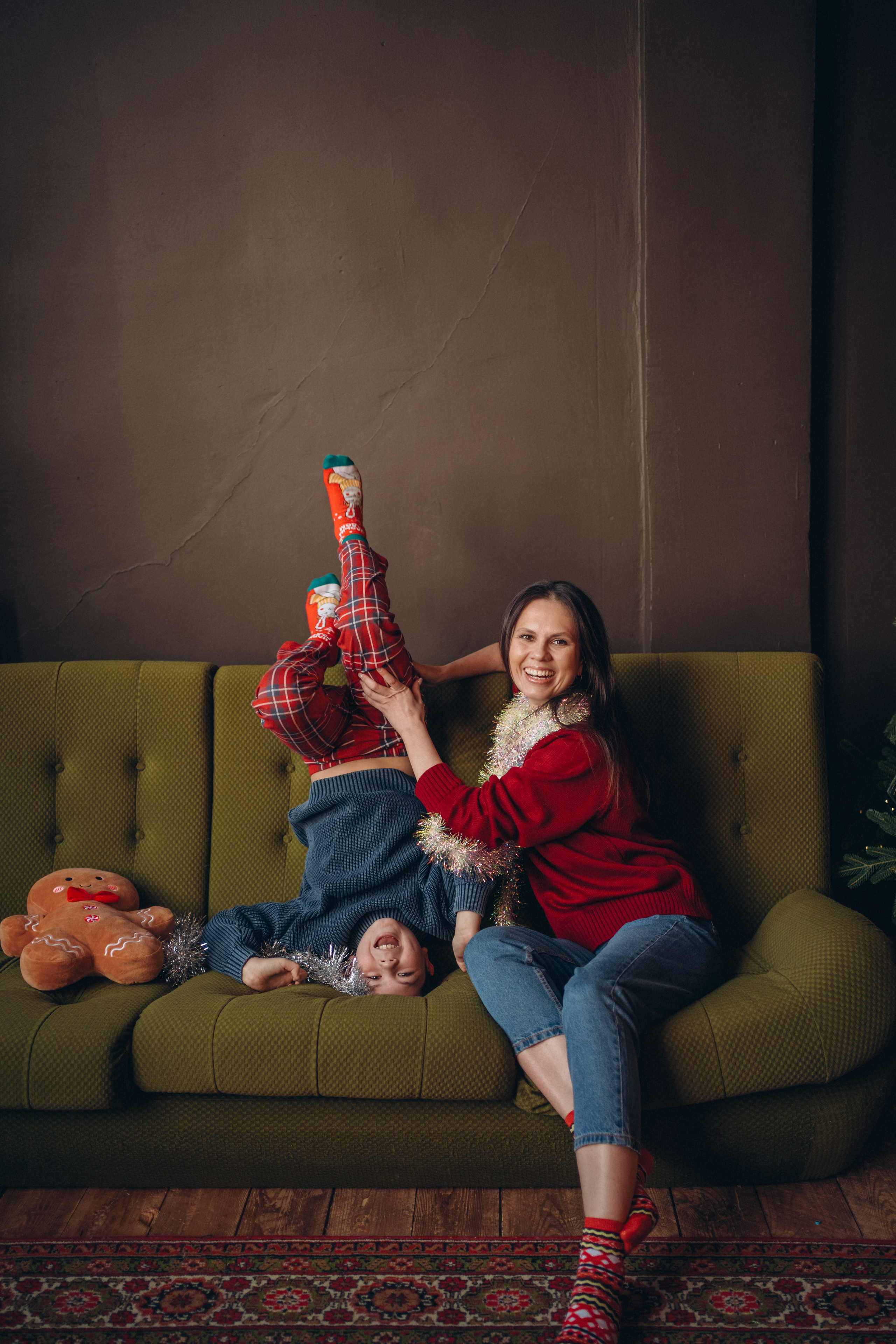 Новогодняя история. Семейный фотограф, фотосессия беременности в Новосибирске Кристина Киб