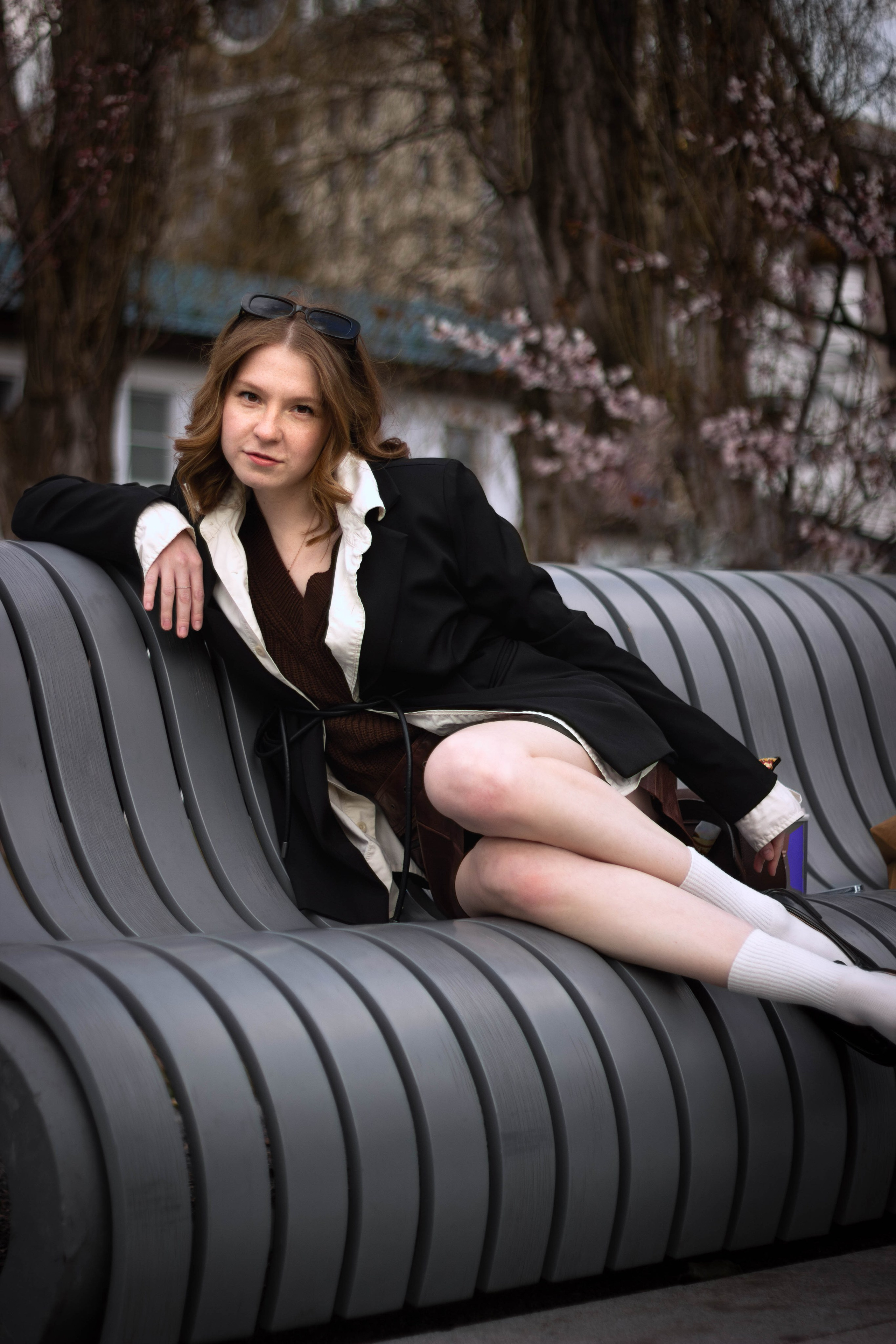 Аня на Крымской набережной. Портретный фотограф Москва Юлия Трякина