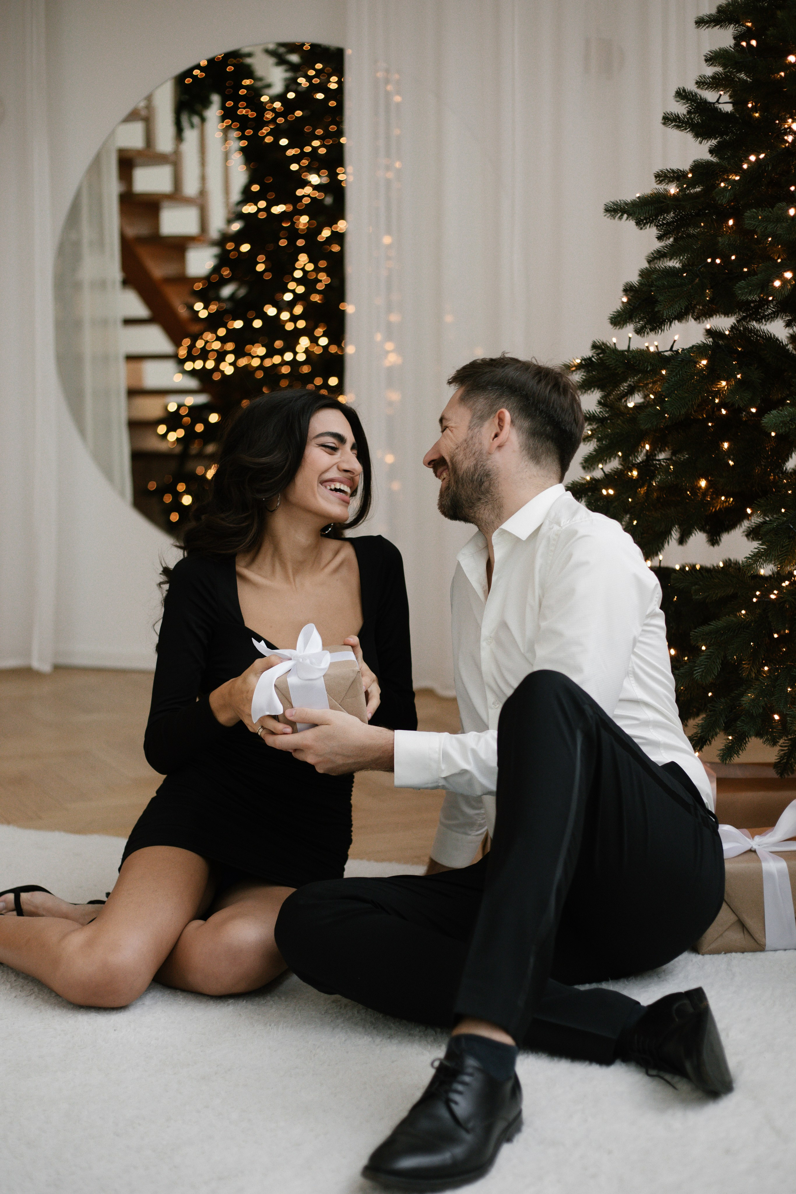 Новогодняя фотосессия для пары. Свадебный и семейный фотограф Анастасия Романова в Москве и Московской области