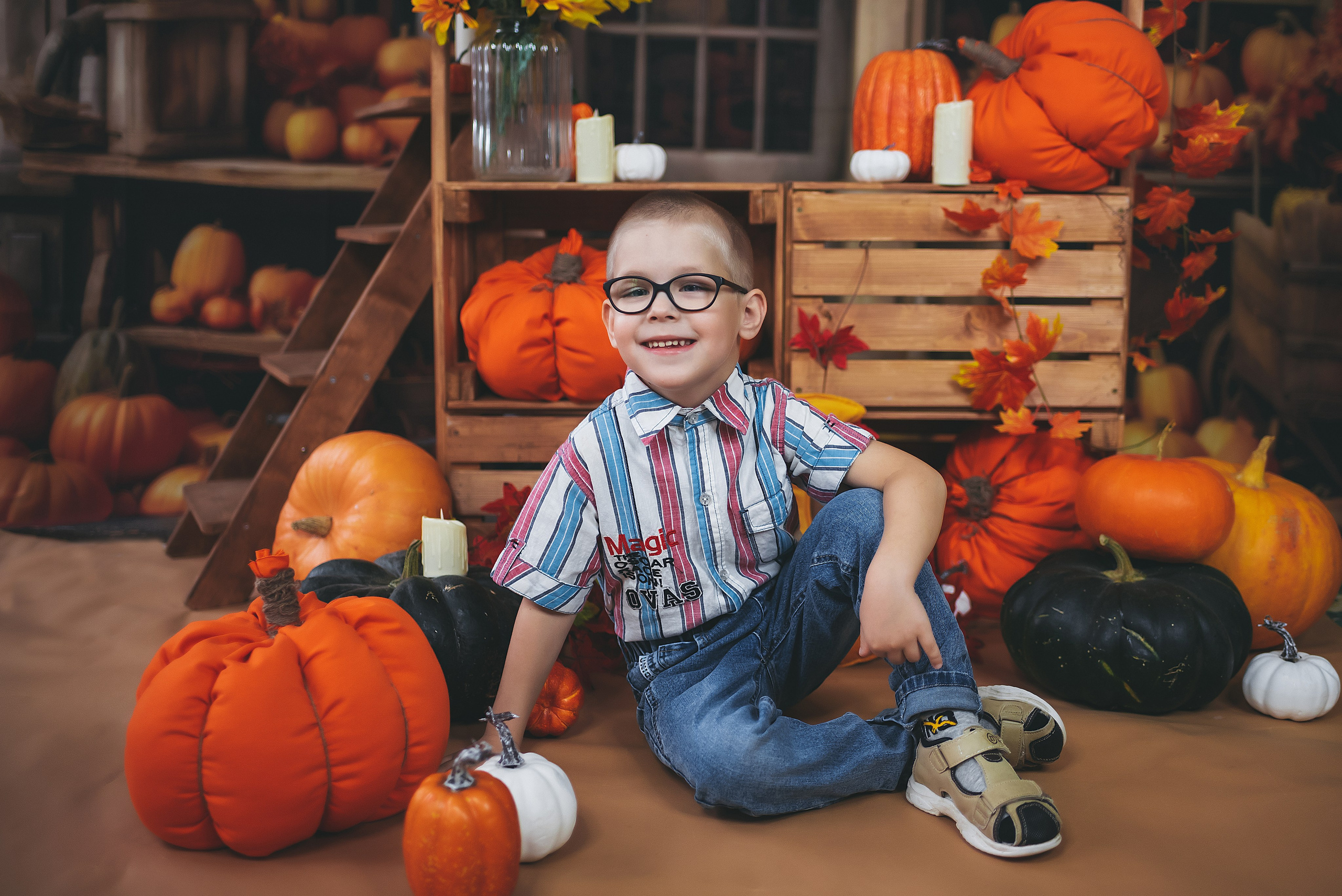 ПРОЕКТ осенний «Тыковки». Семейный и детский фотограф в Тейково