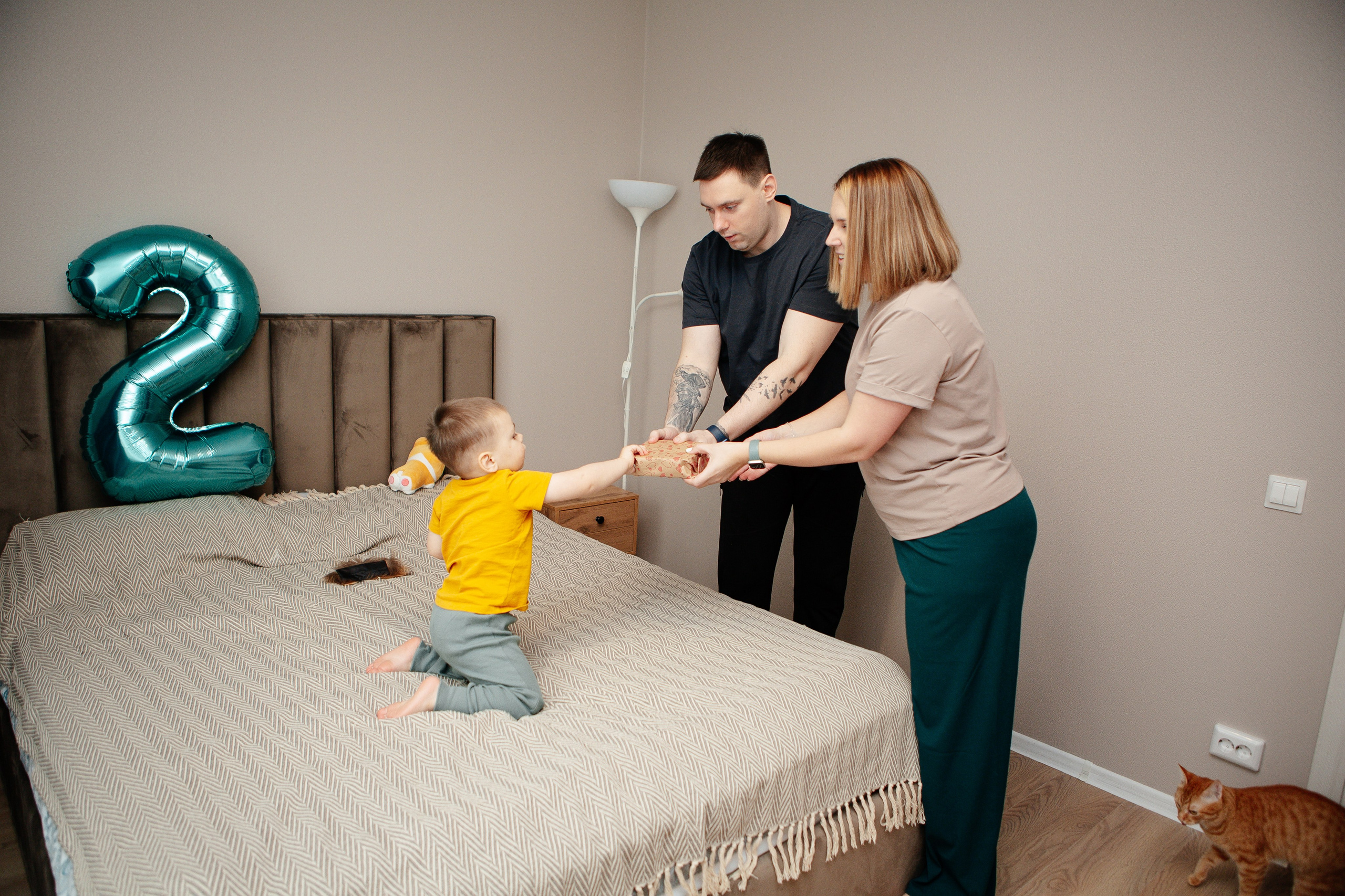 Роман и его семья. Семейный и детский фотограф в Москве Александра Мак