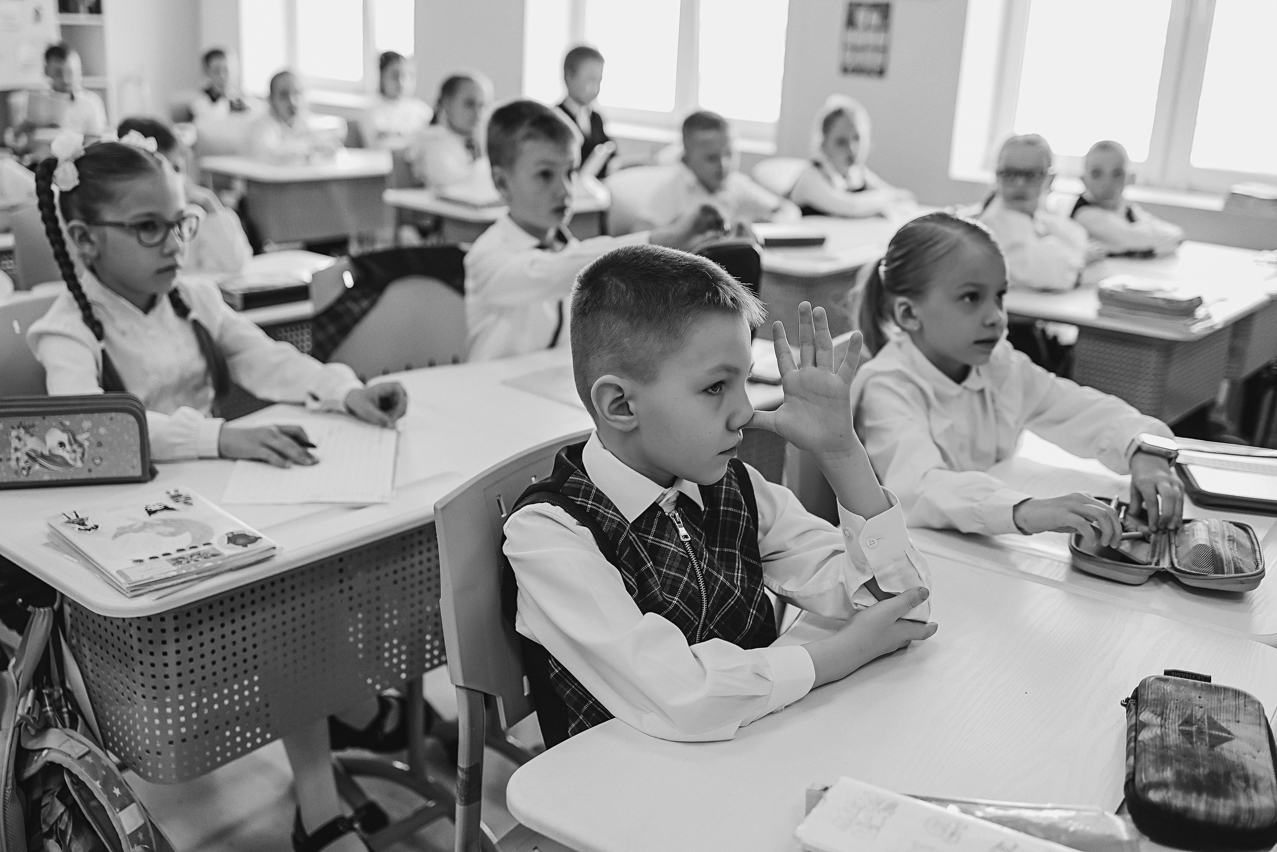 Один день в школе 1 класс. Семейный фотограф Тюмень, фотограф на роды Салмина Мария