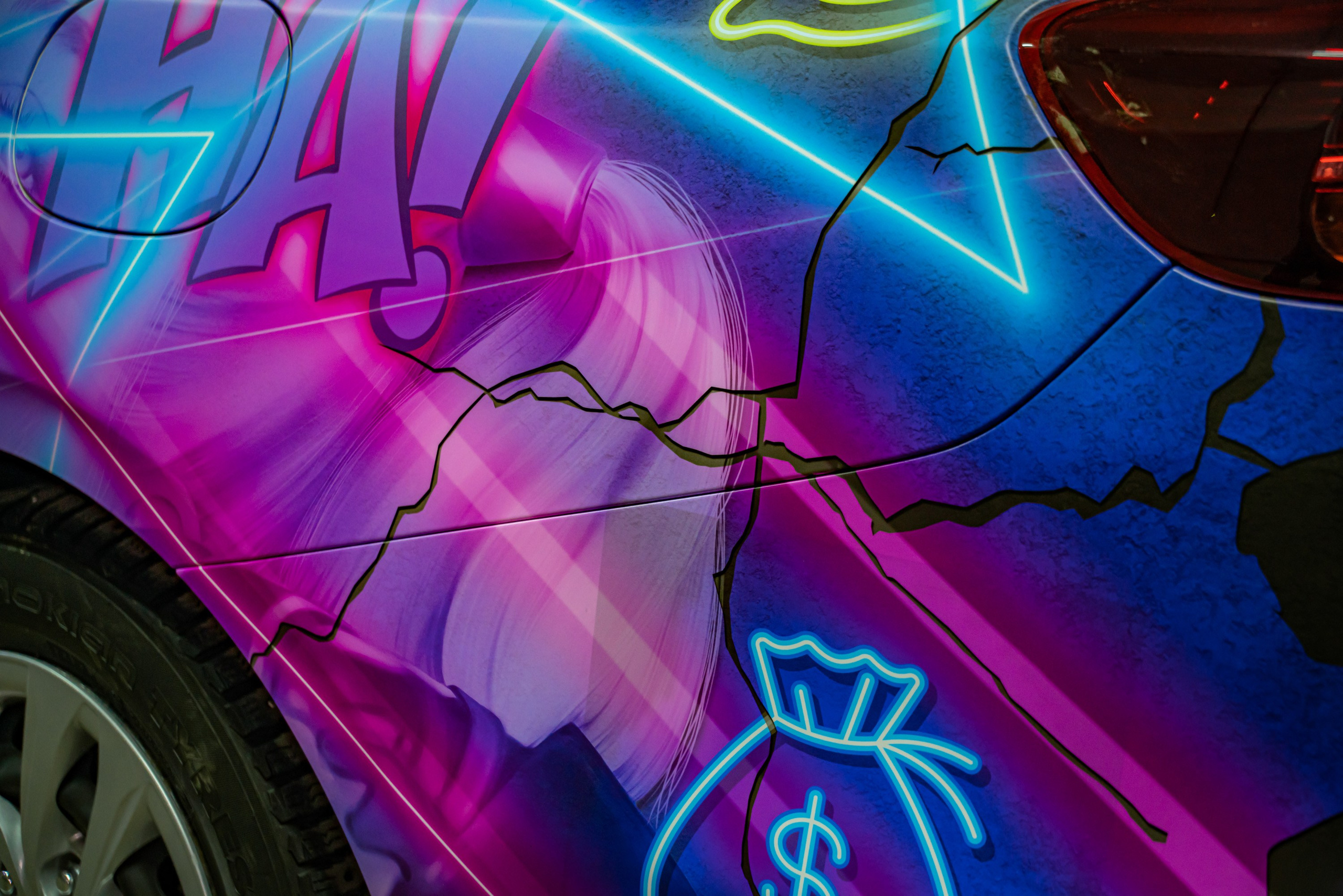 Винилография на KIA Ceed SW. Студия дизайна и оклейки авто Barmaley Design