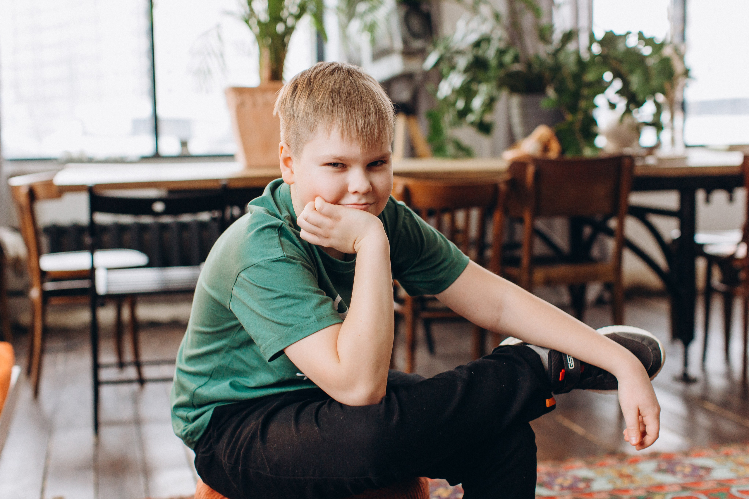 Семейная фотосессия в студии для Елены и ее семьи. Семейный, детский и школьный фотограф в Москве Рудницкая Анна