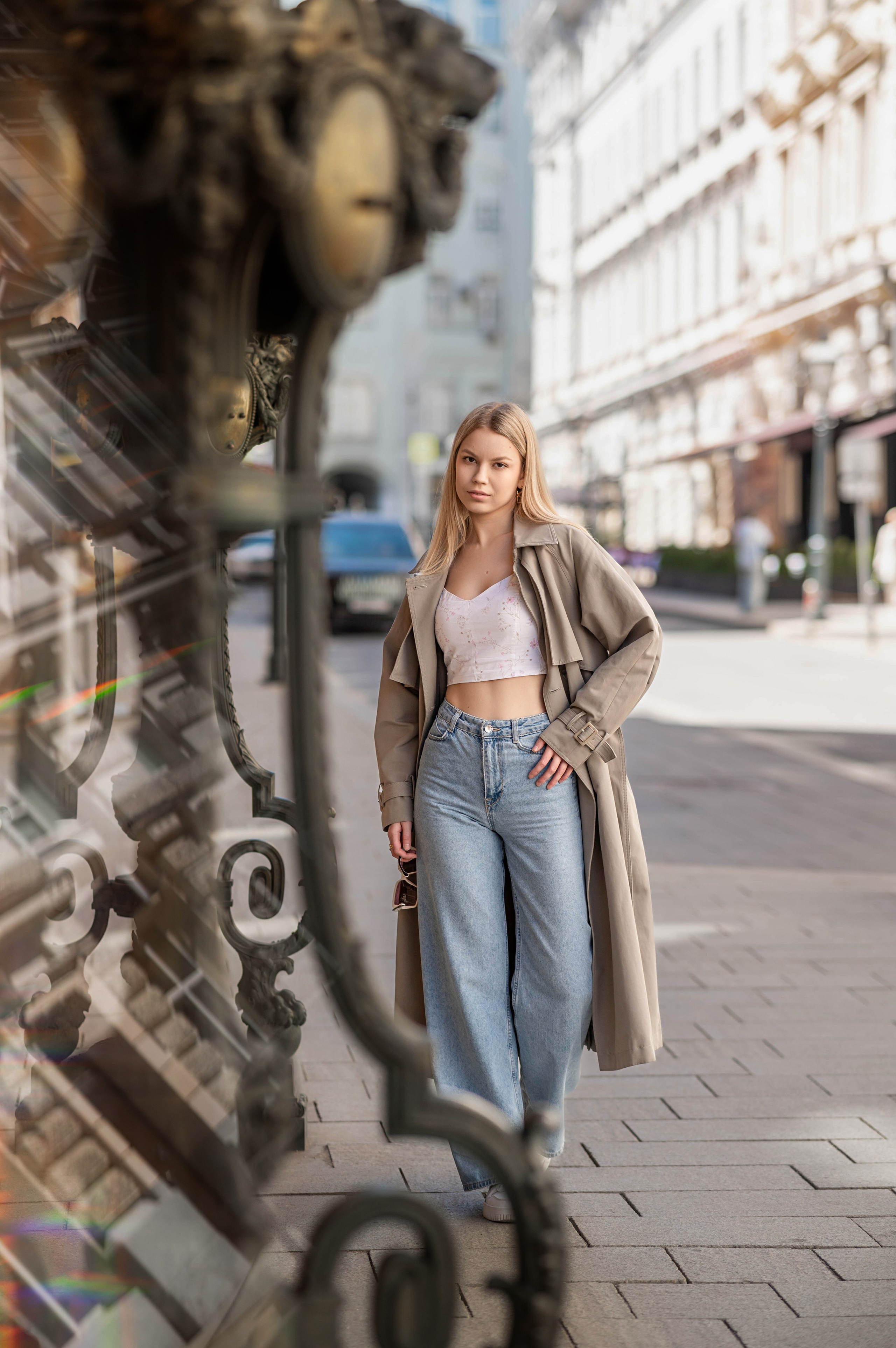 Дарья у отеля Будапешт