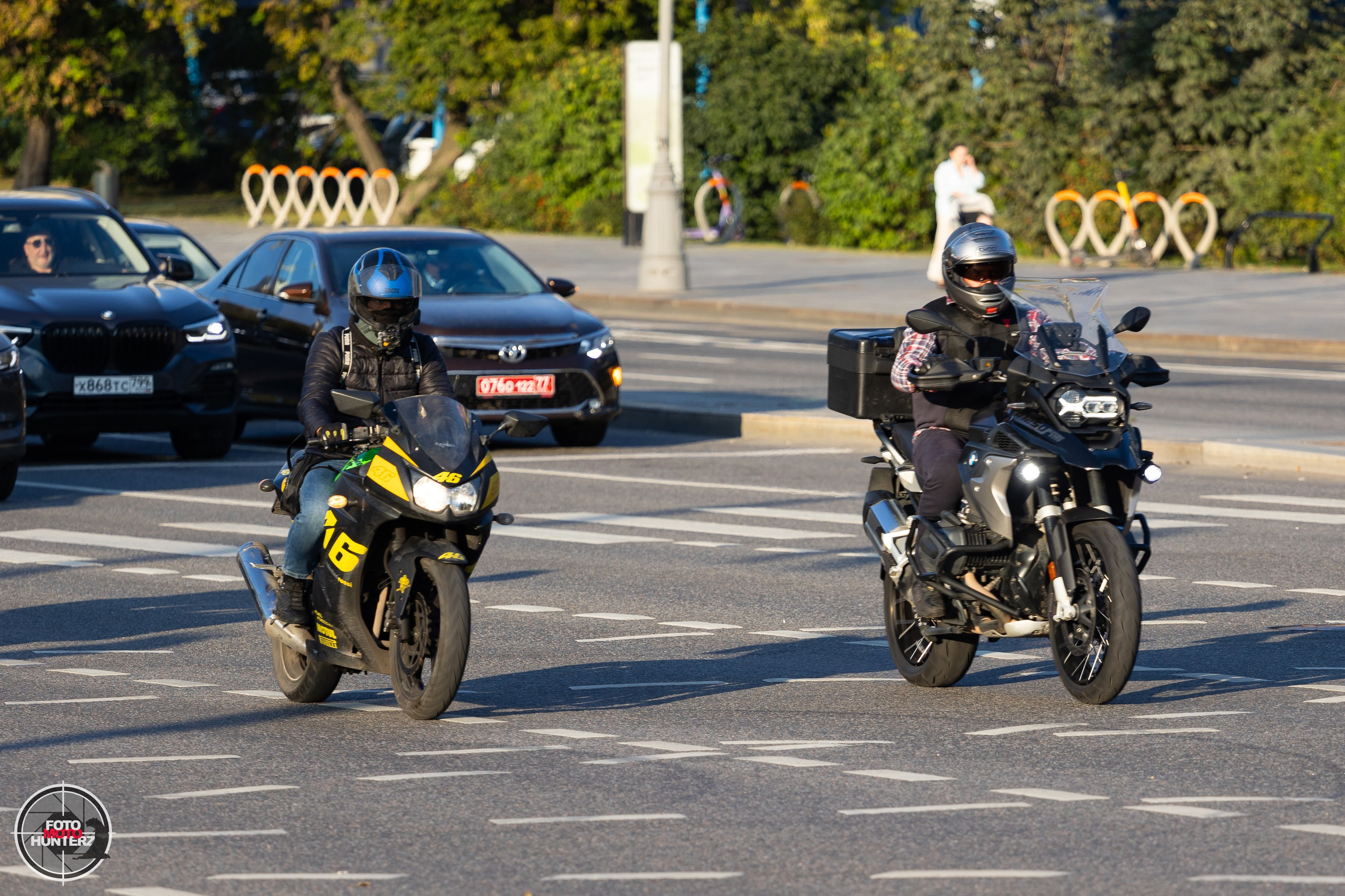 Мотоциклы на улицах города. Фотограф Ольга Гирусова «Пантерочка» Москва
