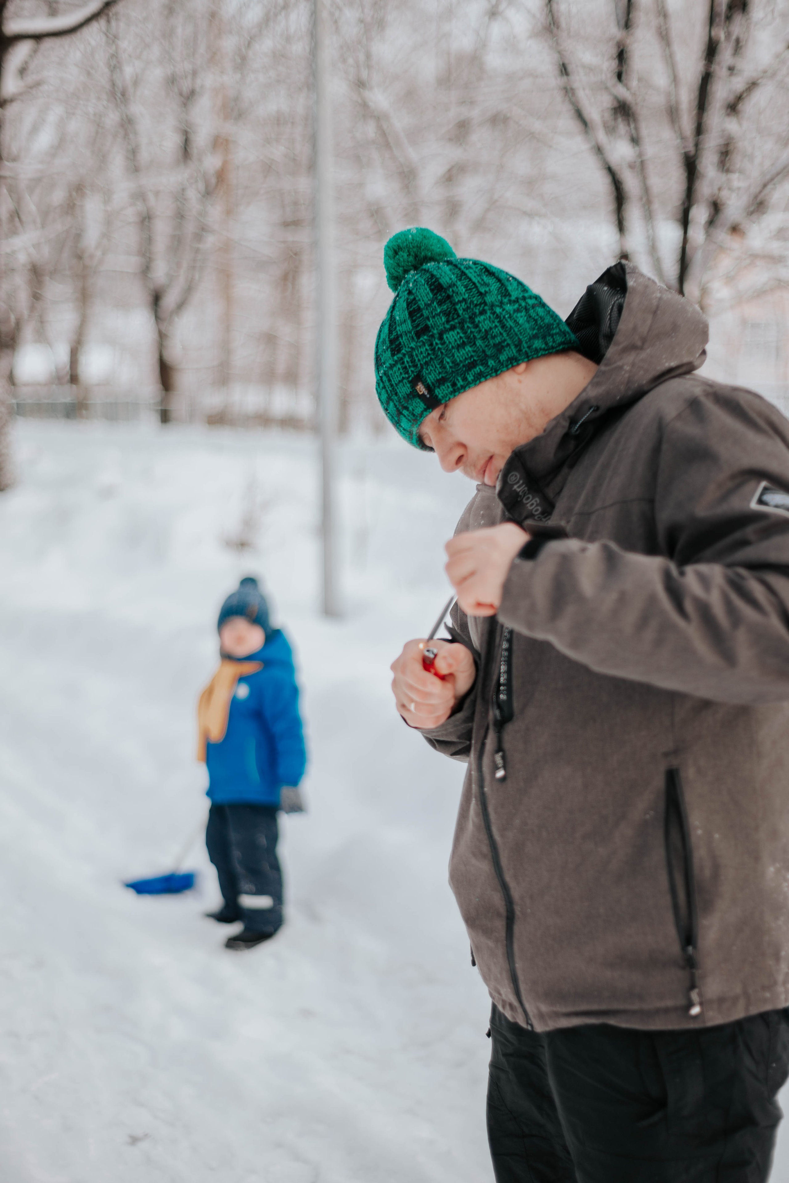 Детская зимняя прогулка. Фотограф Ногинск | Черноголовка Ева Быковских