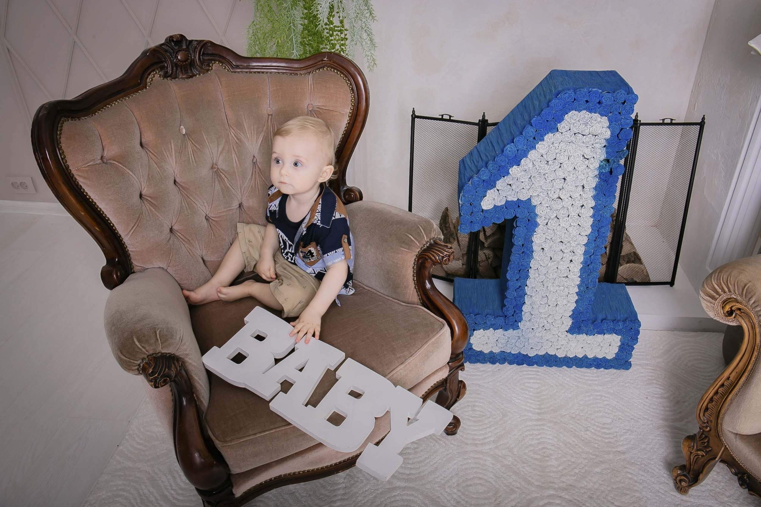 Илюше 1 годик. Свадебный и семейный профессиональный фотограф в Ростове-на-Дону , Кри