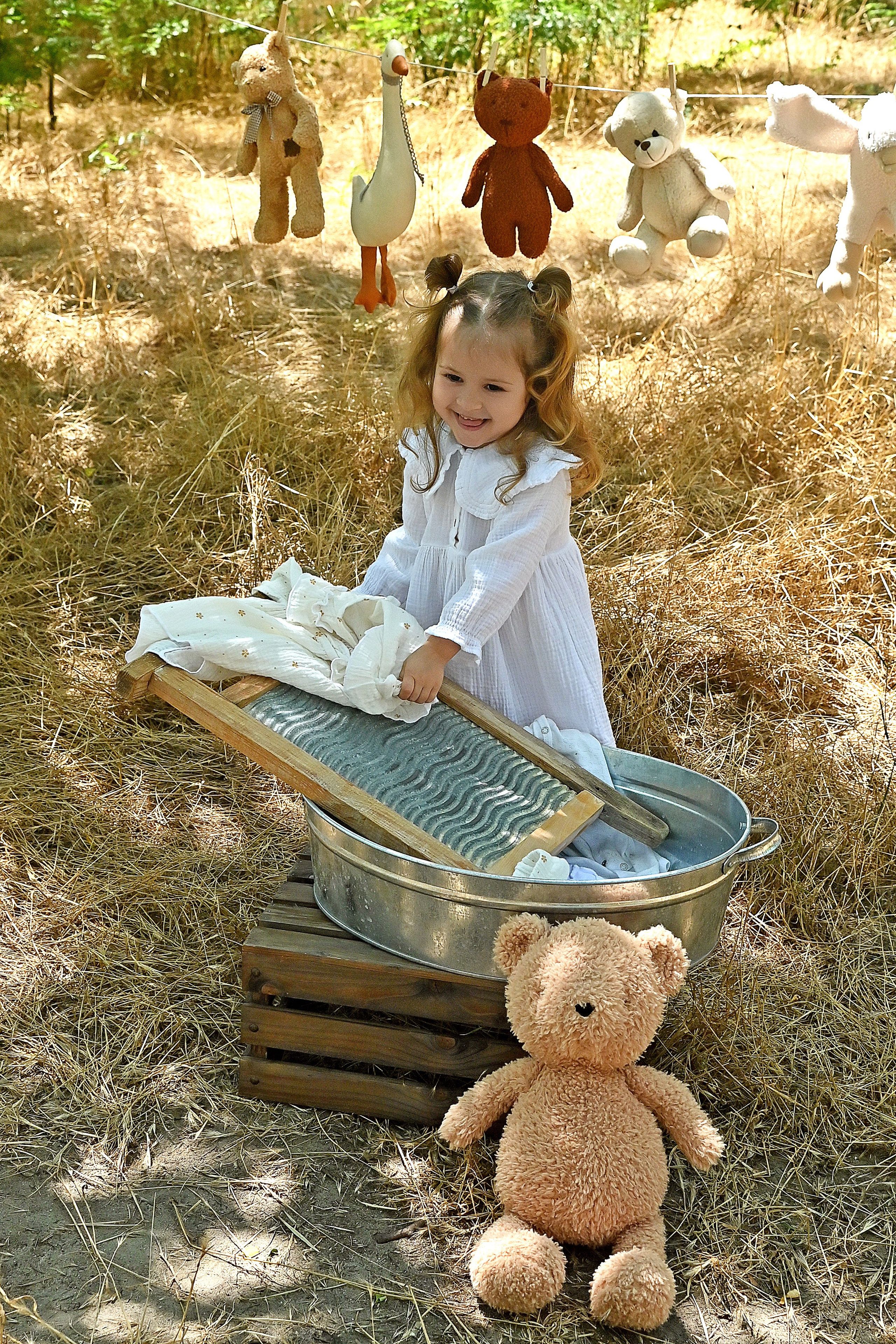 Стирка&Пикник. Детская фотостудия «Ягоза»