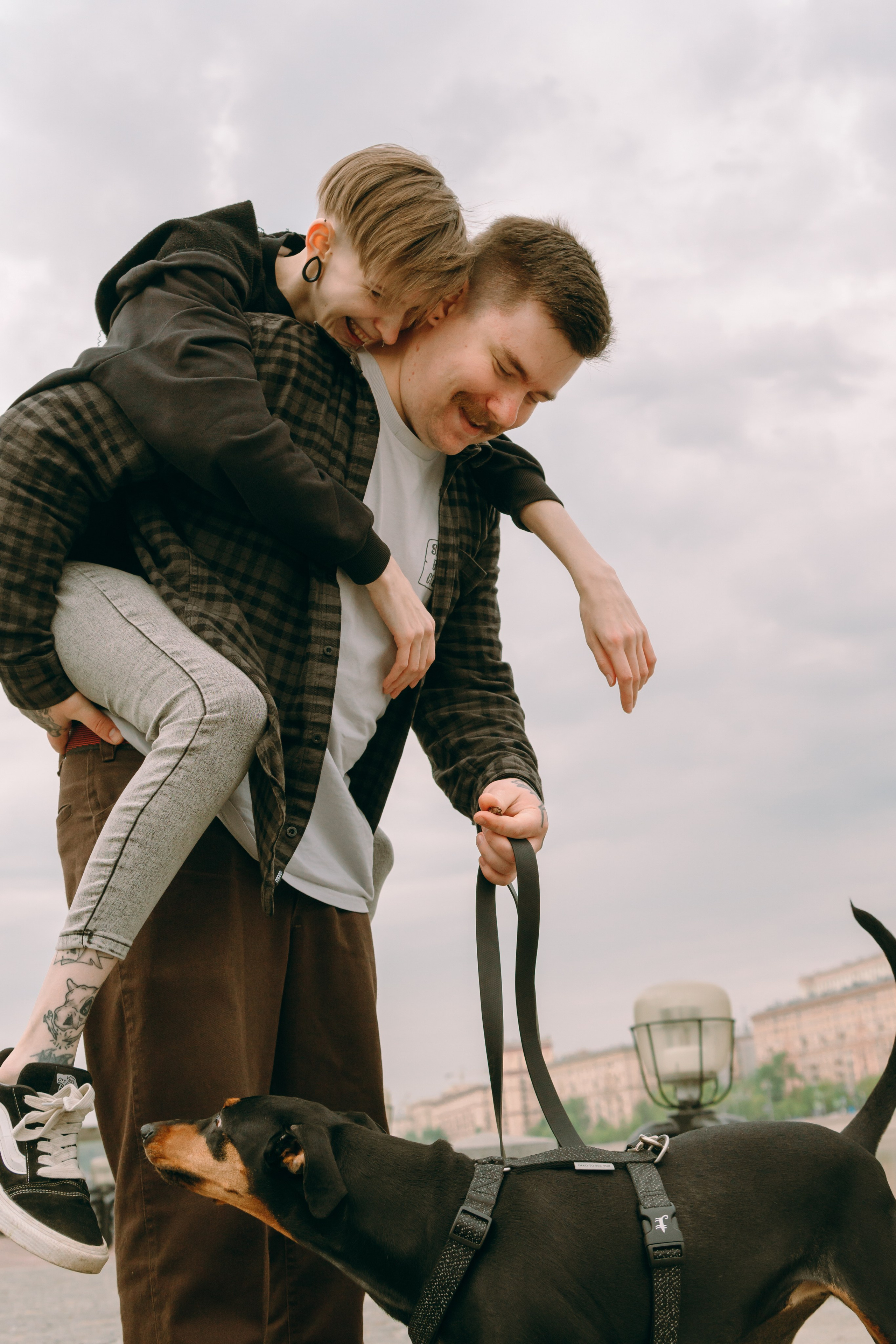 Кира, Максим и Аскара. Фотограф-анималист Ксения Воробьева, Москва