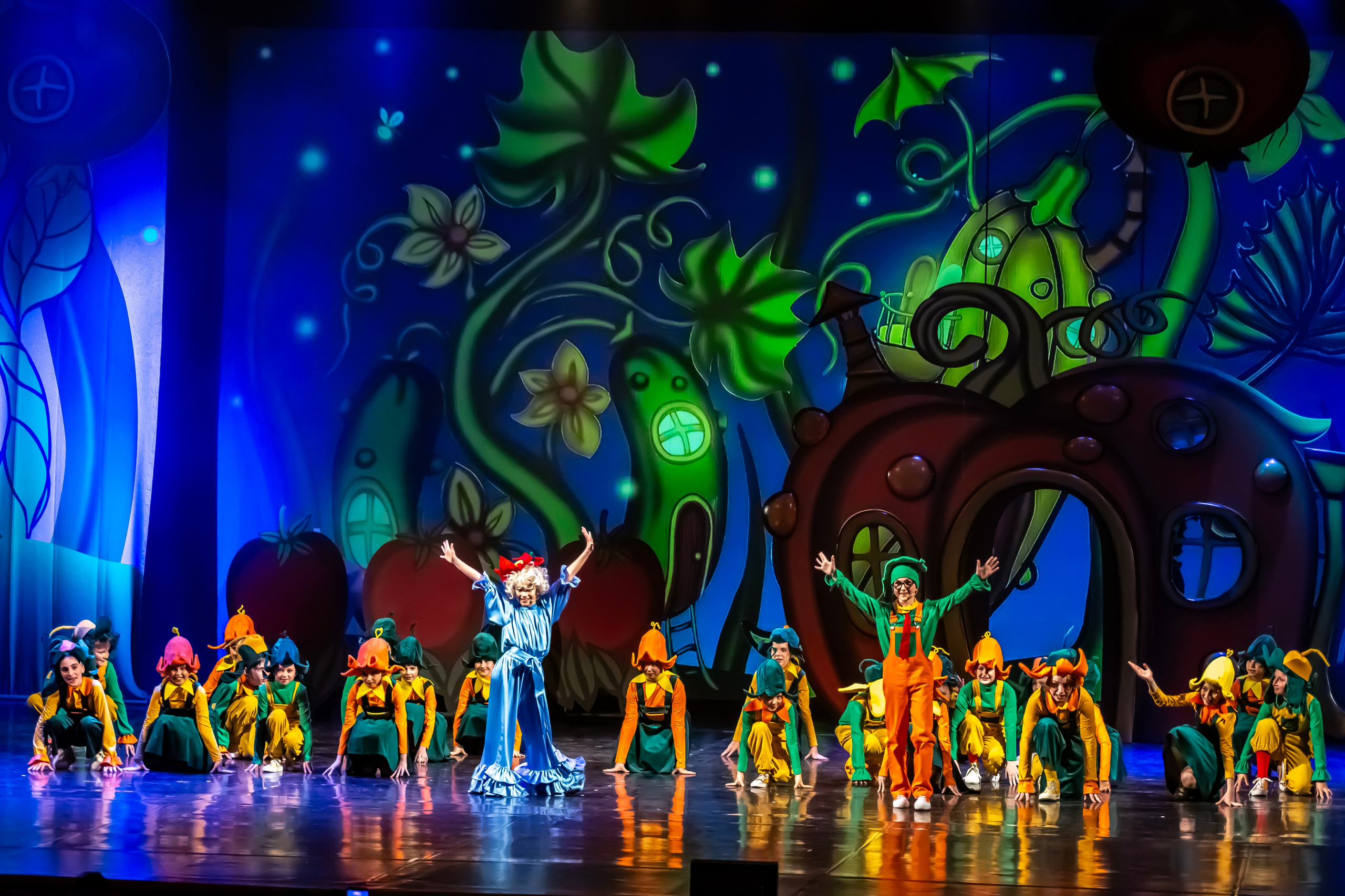 Мюзикл «Незнайка в царстве малюток» премьера Сочи солнышки и Сочи Соло. Фотограф в Сочи Юрий Шептаев