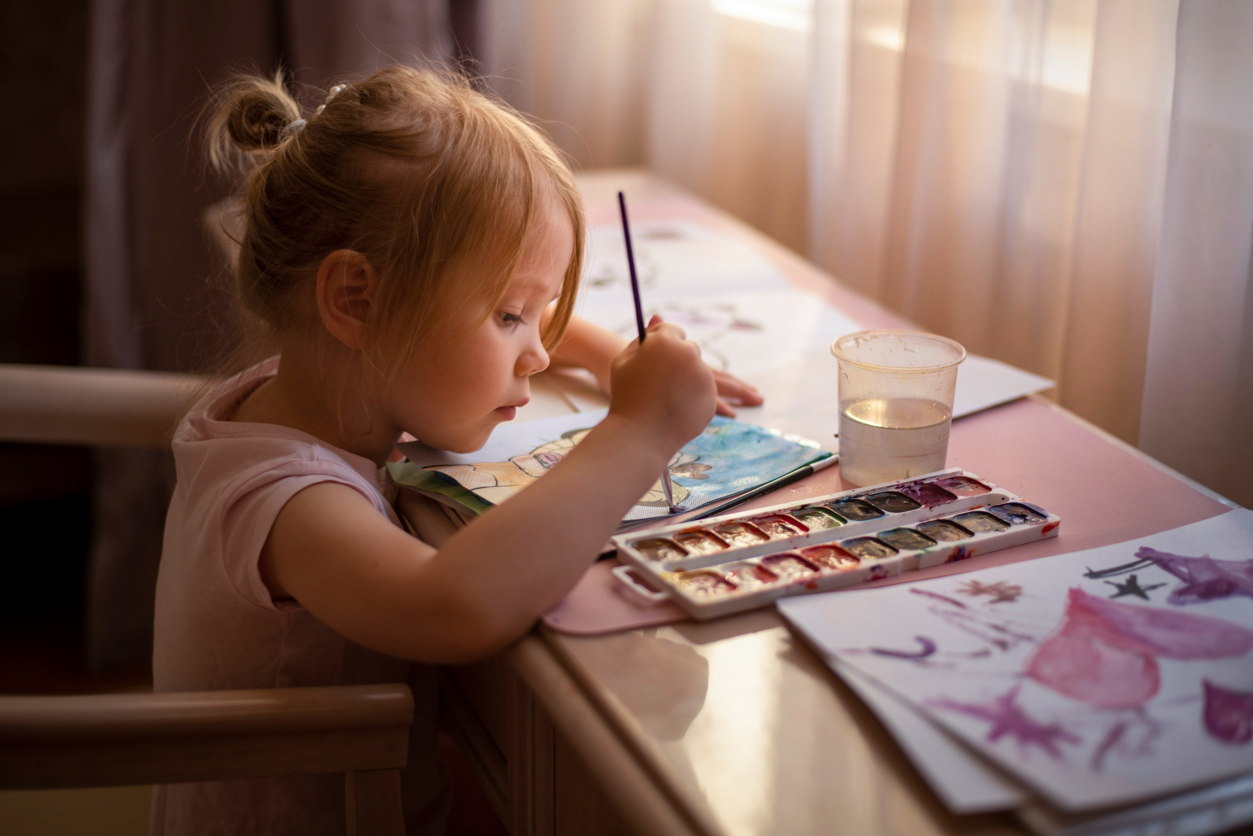 Детская съёмка дома. Семейный и детский фотограф в Москве Анна Оськина
