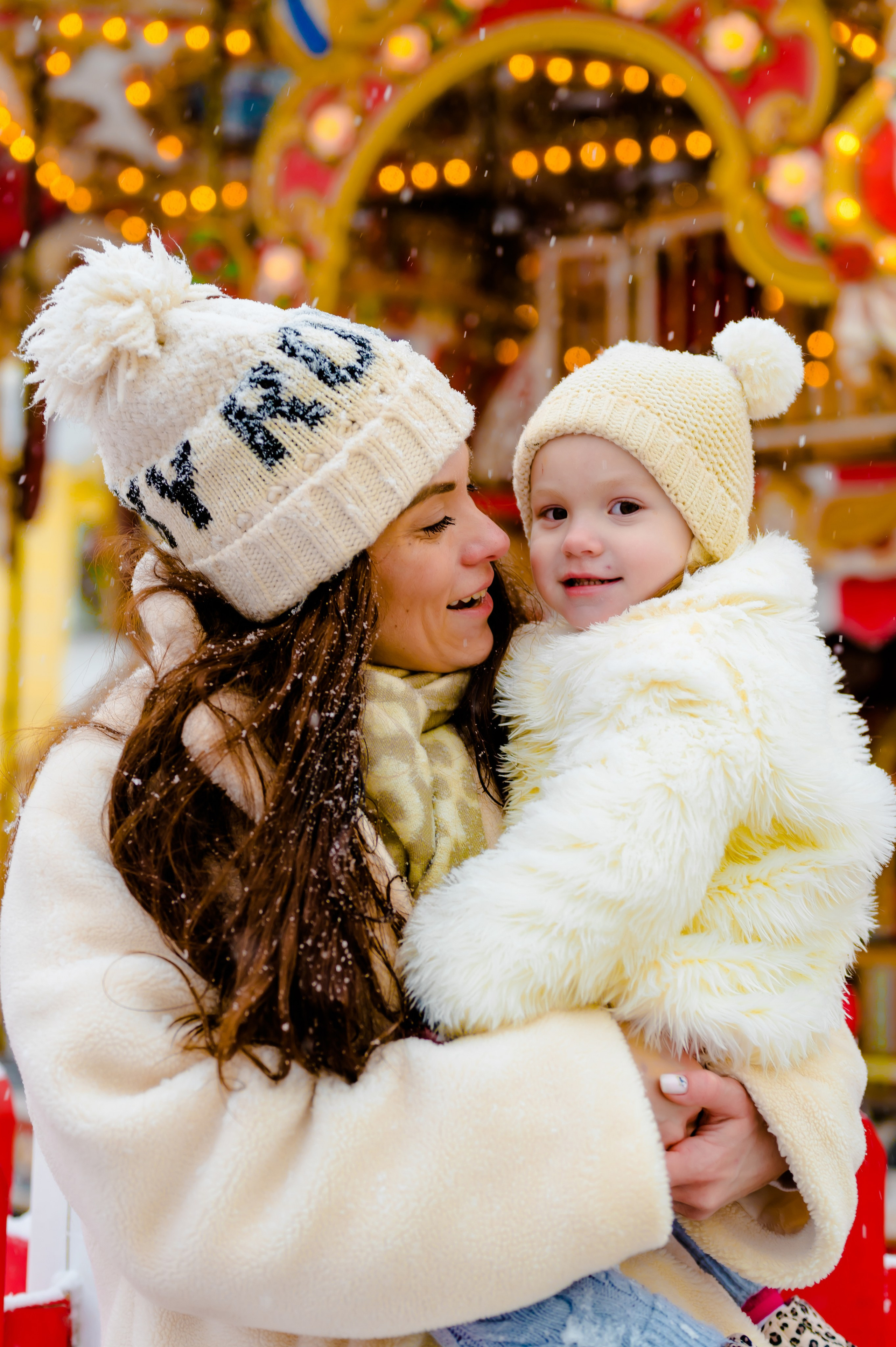 Новогодняя фотосессия на Манежной площади. Свадебный и семейный фотограф Евгения Кононова