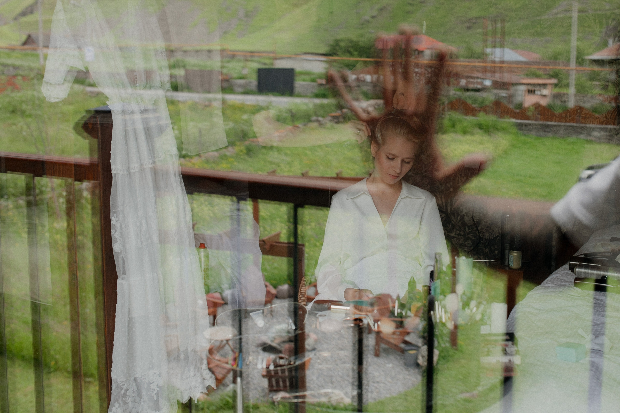 Nikita & Nastya. Wedding at Kazbeg. Свадебный фотограф Грузия Alex and Polly