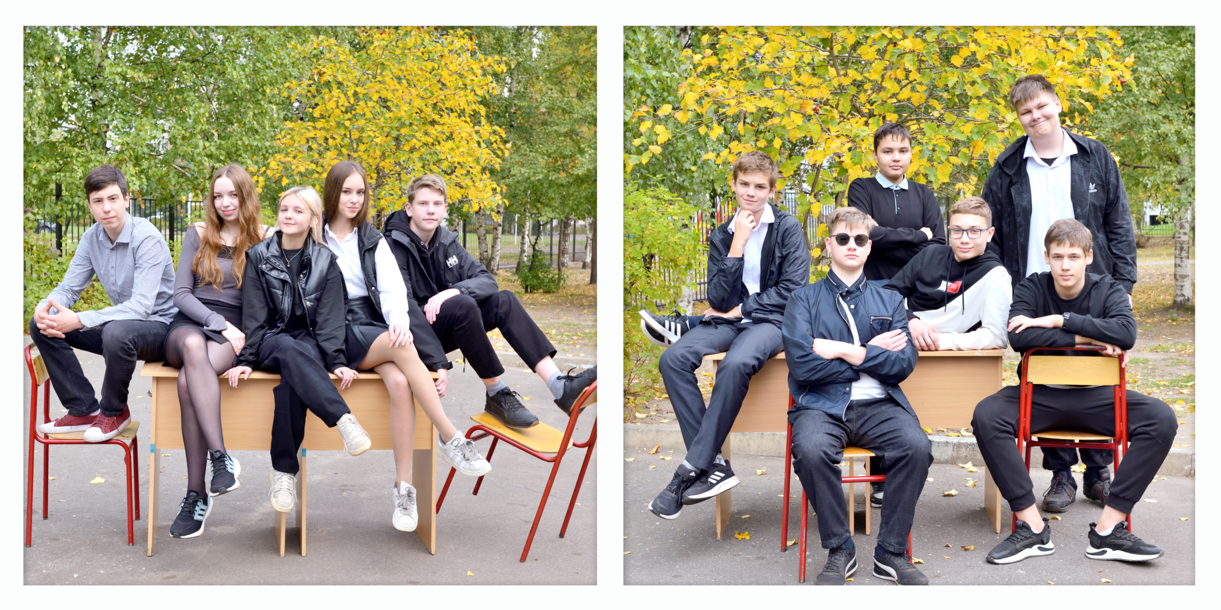 Золотая осень (средняя школа). Фотограф в Ярославле Наталья Романова. Выпускные альбомы для детского сада, начальной и средней школы