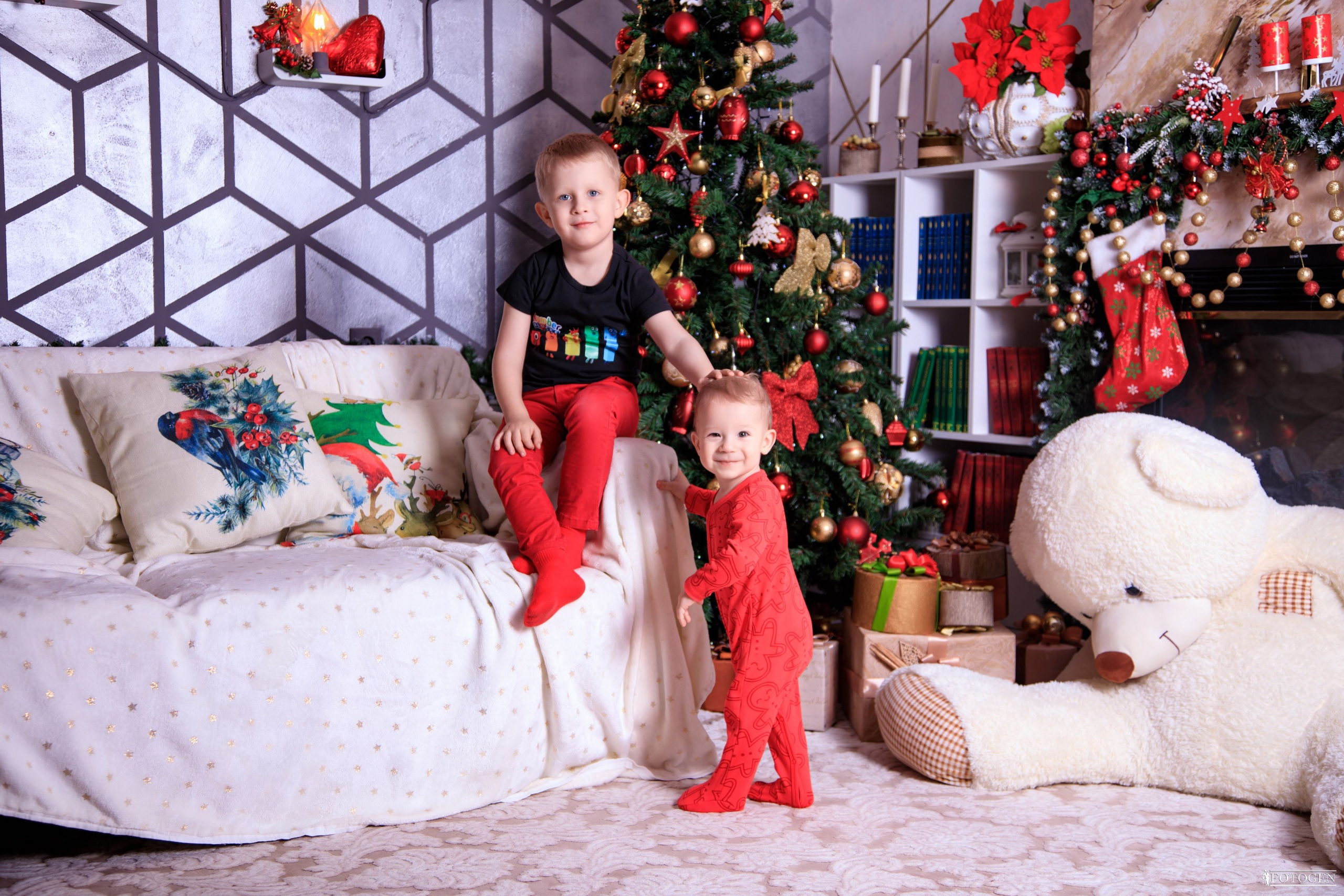 Портфолио новогодние фотосессии для детей в Краснодаре. Интерьерная фотостудия FOTOGEN г. Краснодар