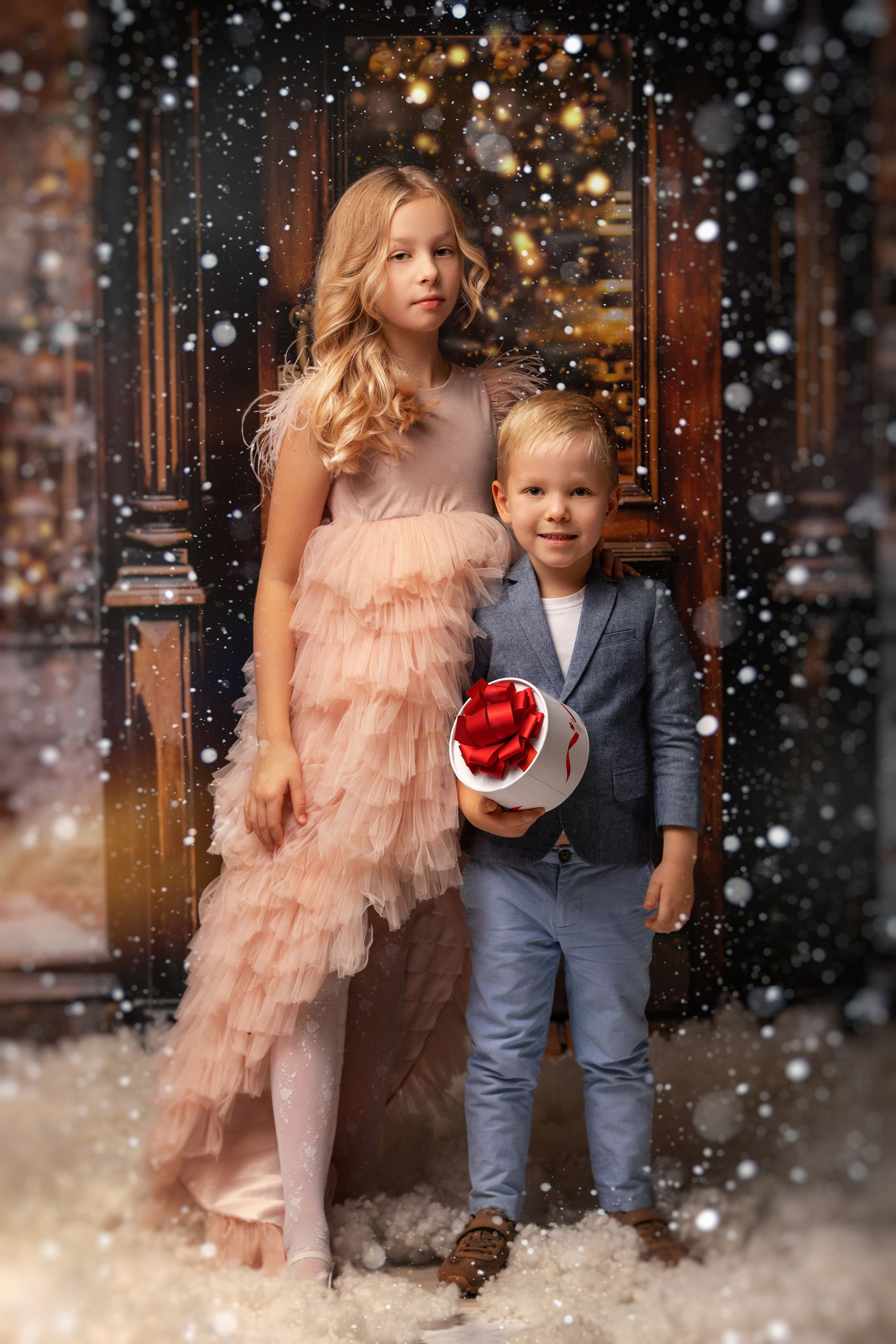 Новогодние открытки. Фотограф новорожденных, семейный фотограф в Санкт-Петербурге