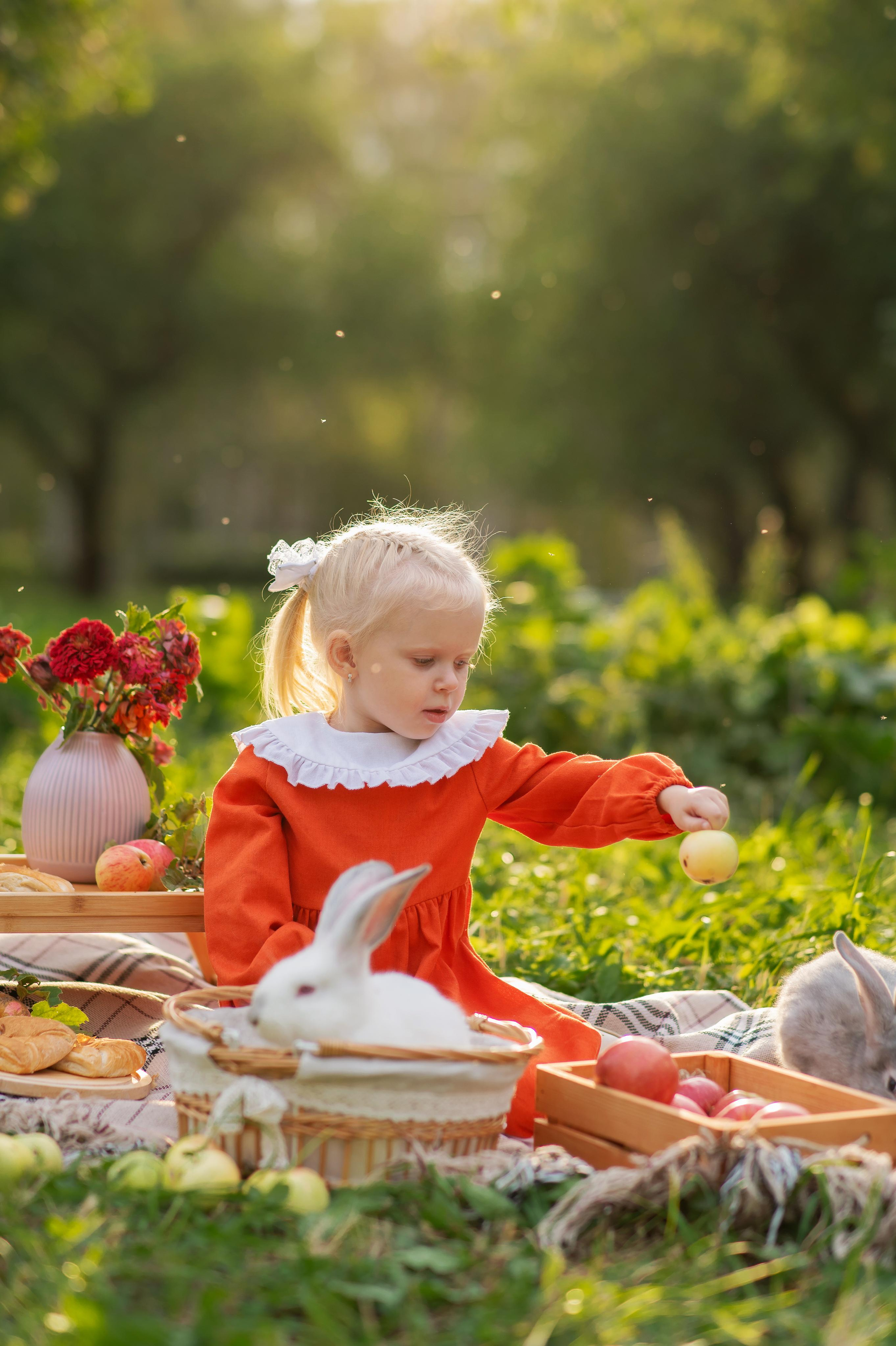 Яблоки. Детский и семейный фотограф Москва Рязань