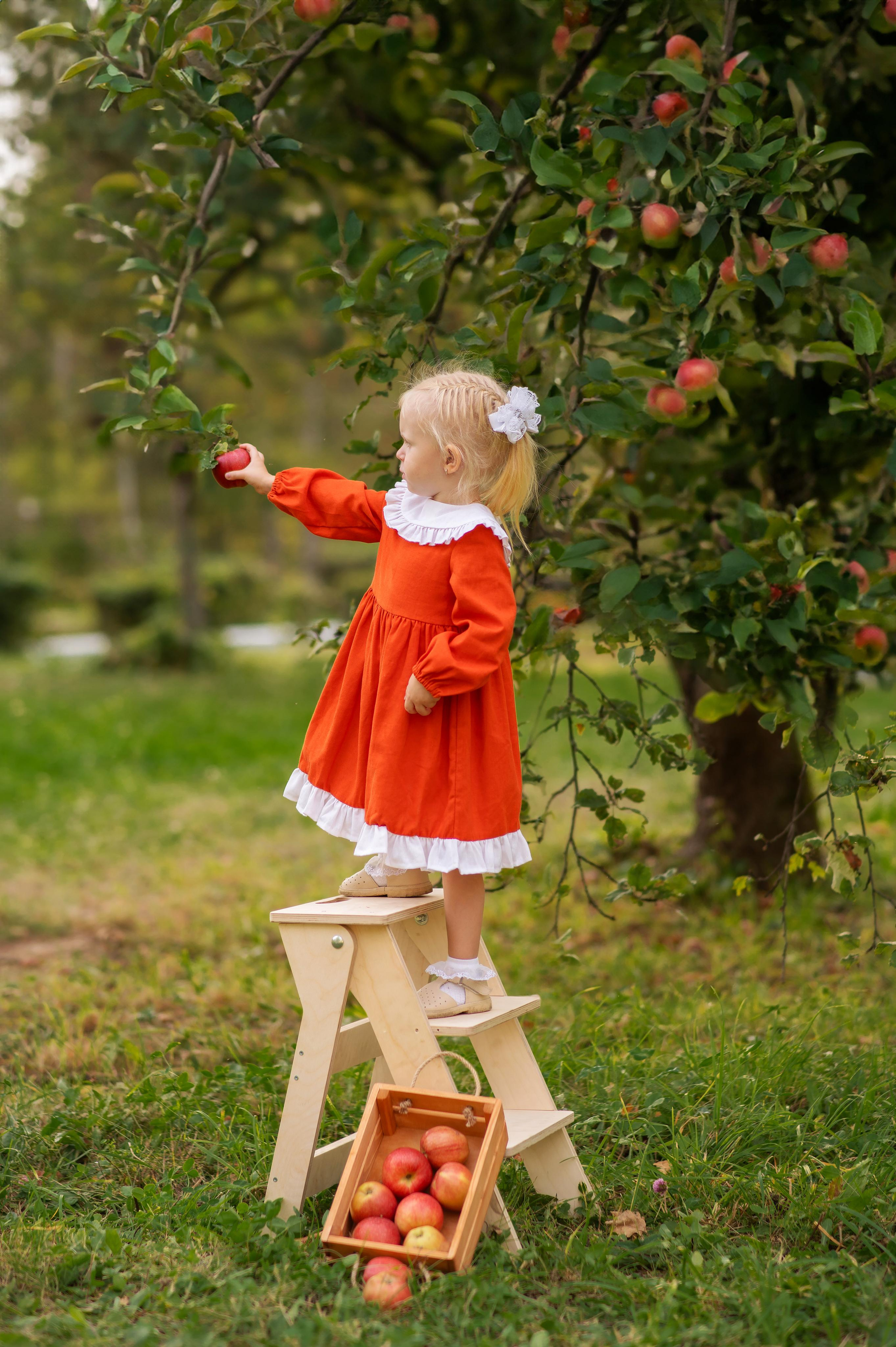 Яблоки. Детский и семейный фотограф Москва Рязань