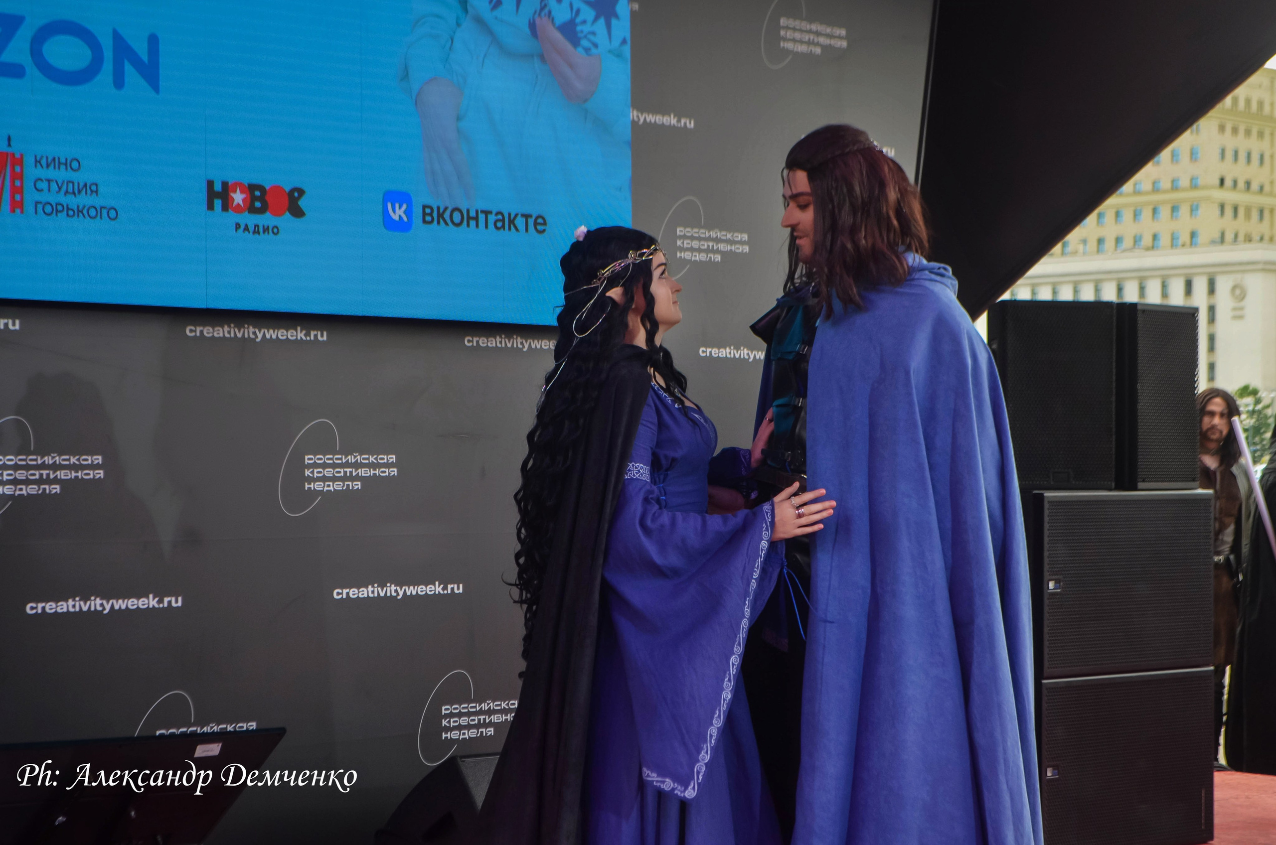 Фотосессия сцены в Москве на разных репортажных мероприятий