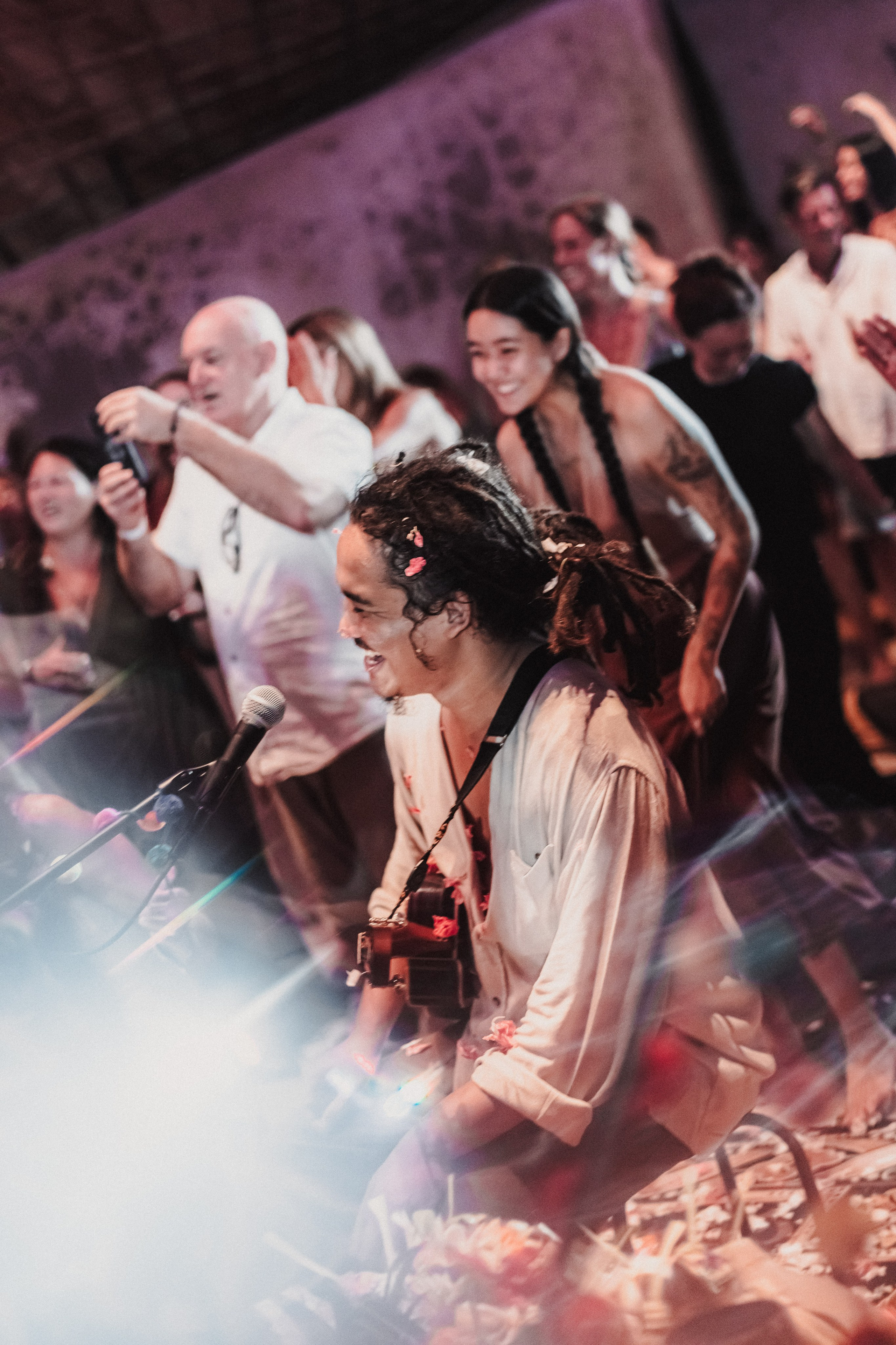 Hanuman Project kirtan at Alchemy march. Mariam Bagdasaryan