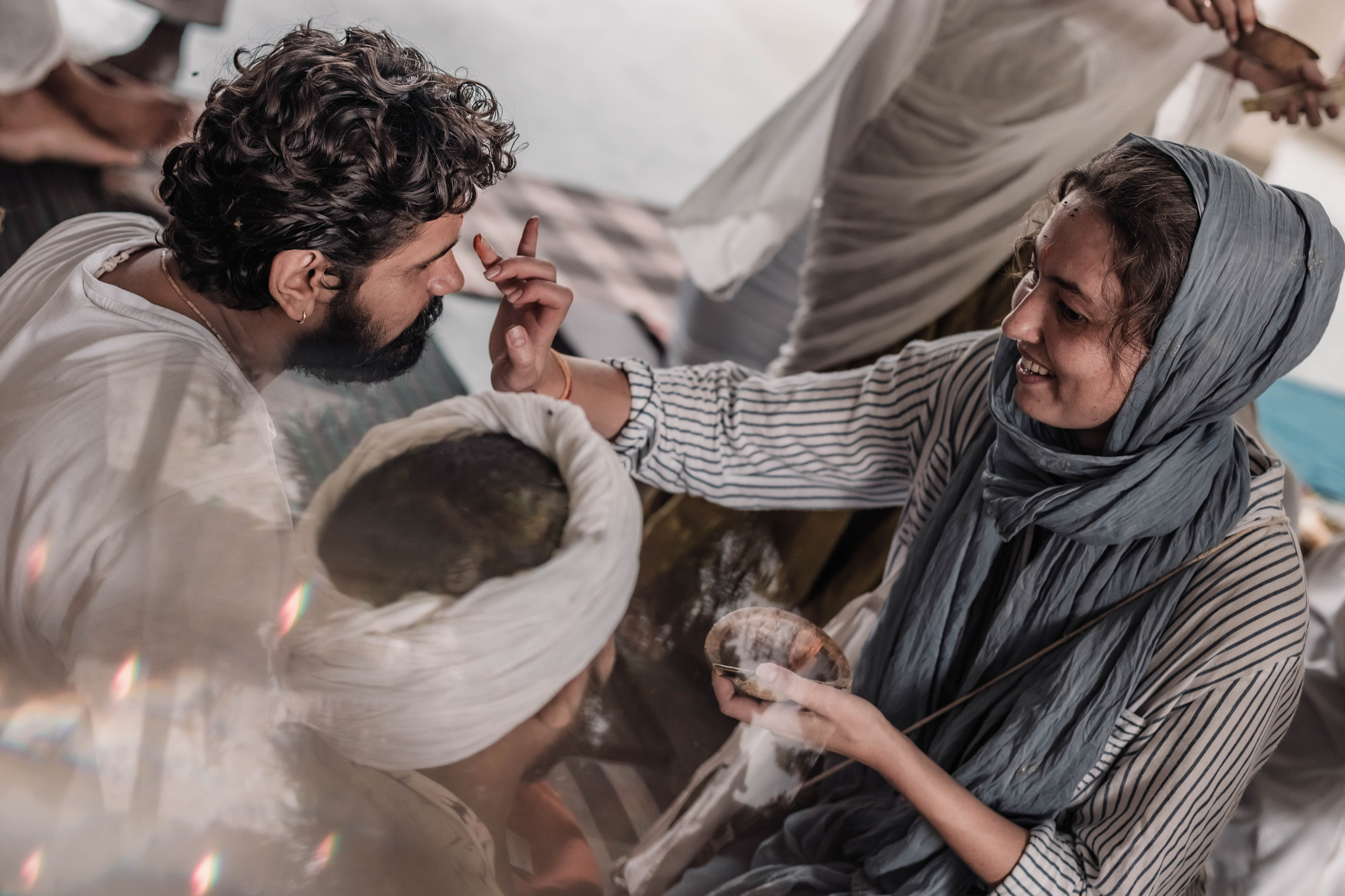 Pitri Paksha yagyas & poojas Devraha Baba ji ashram. Mariam Bagdasaryan