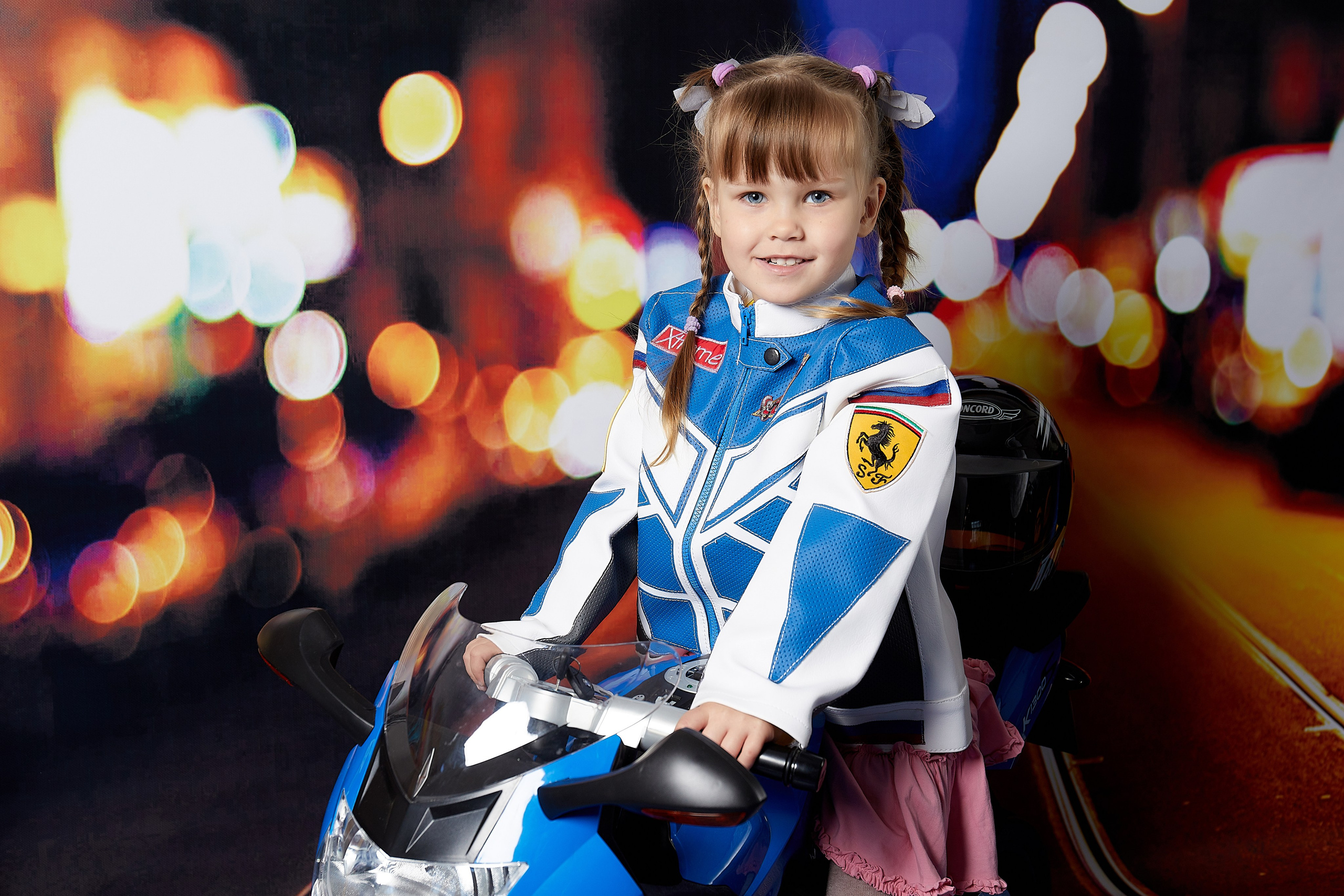 Байкер. Детская выездная фотостудия