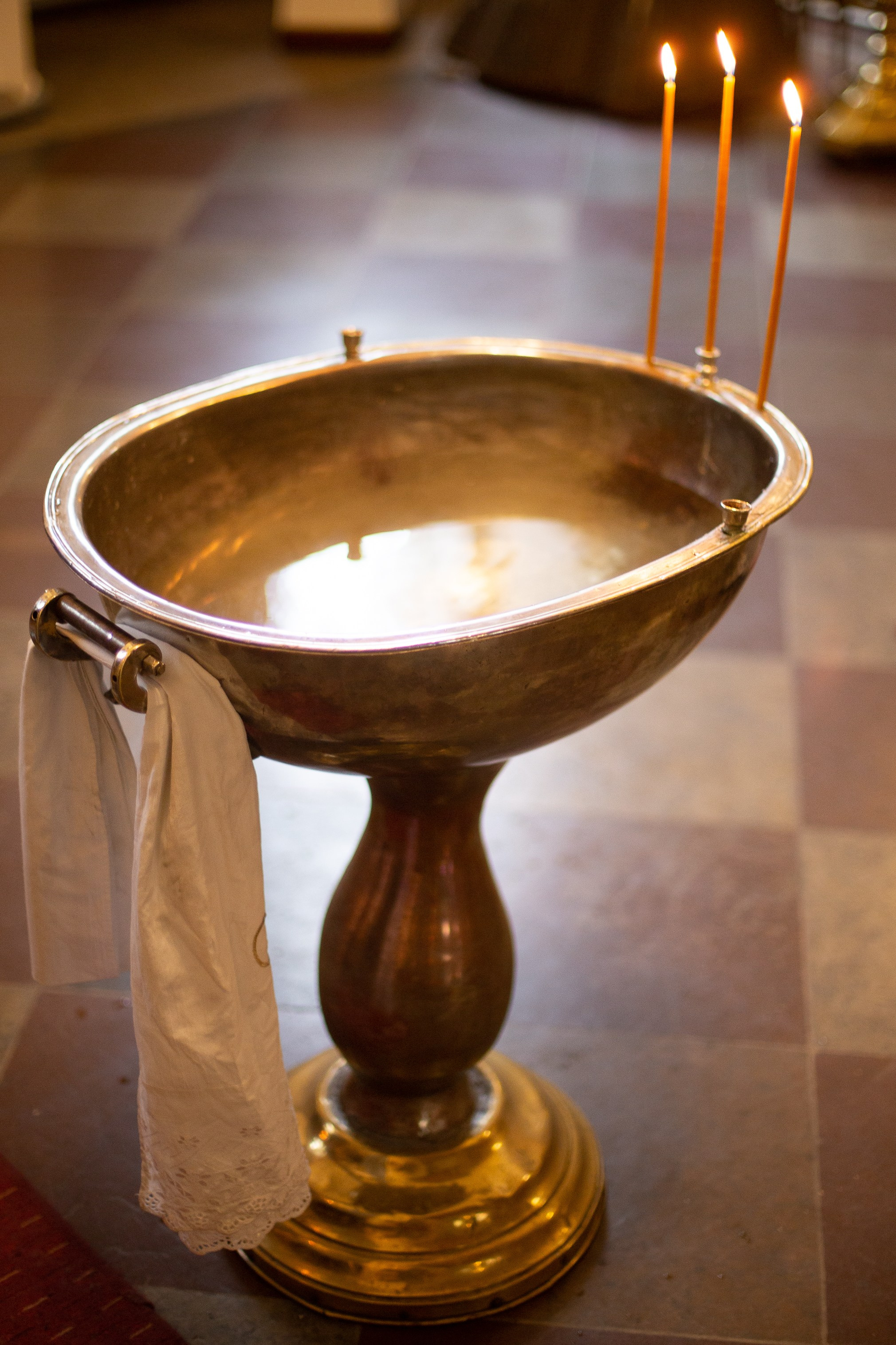 Крещение Ксении в Спасо-Преображенском соборе. Фотограф Анастасия Малеева