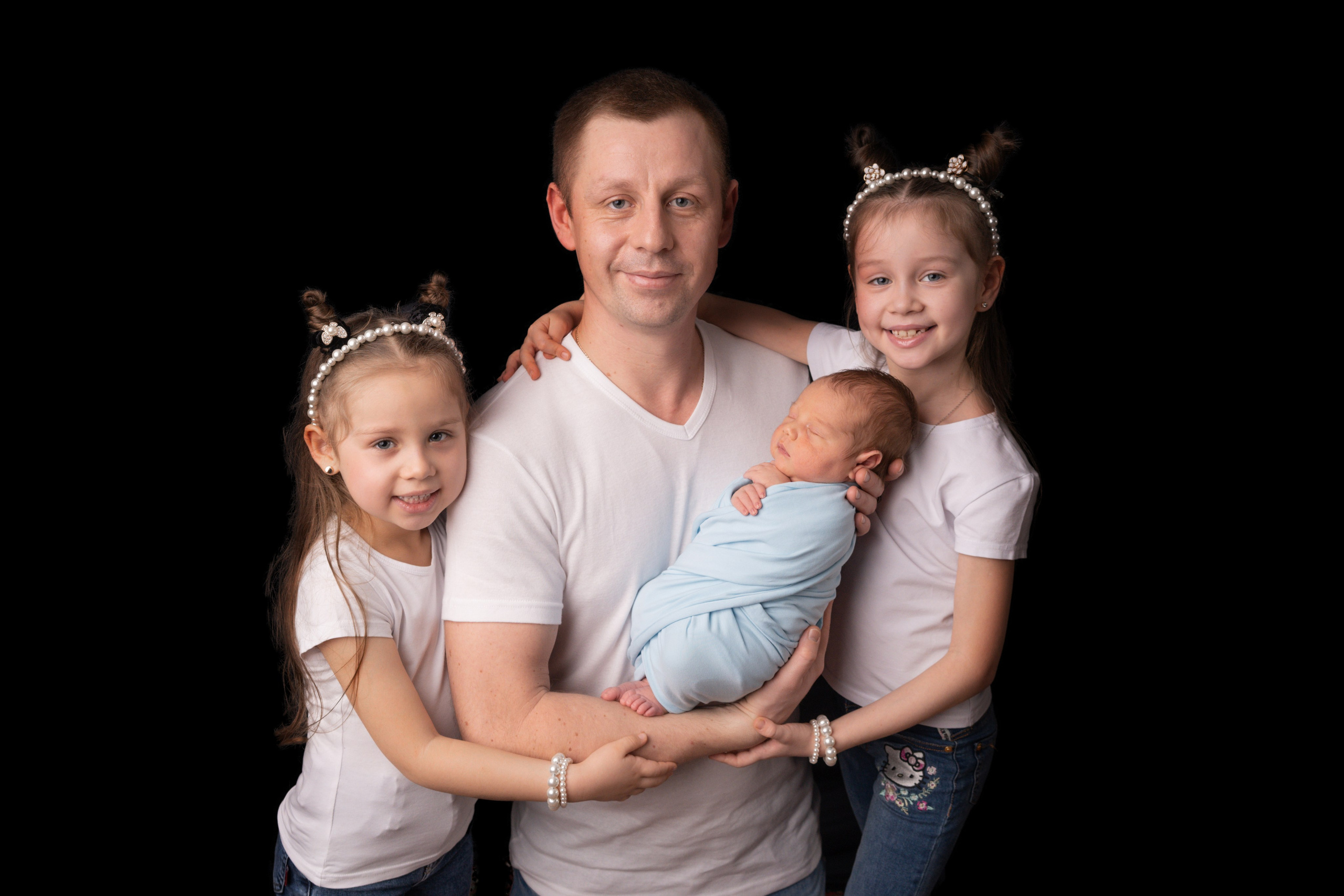 Саша, Эльвира, Евгений, Катя и Вика (на дому). Семейный и детский фотограф в Санкт-Петербурге Татьяна Горохова