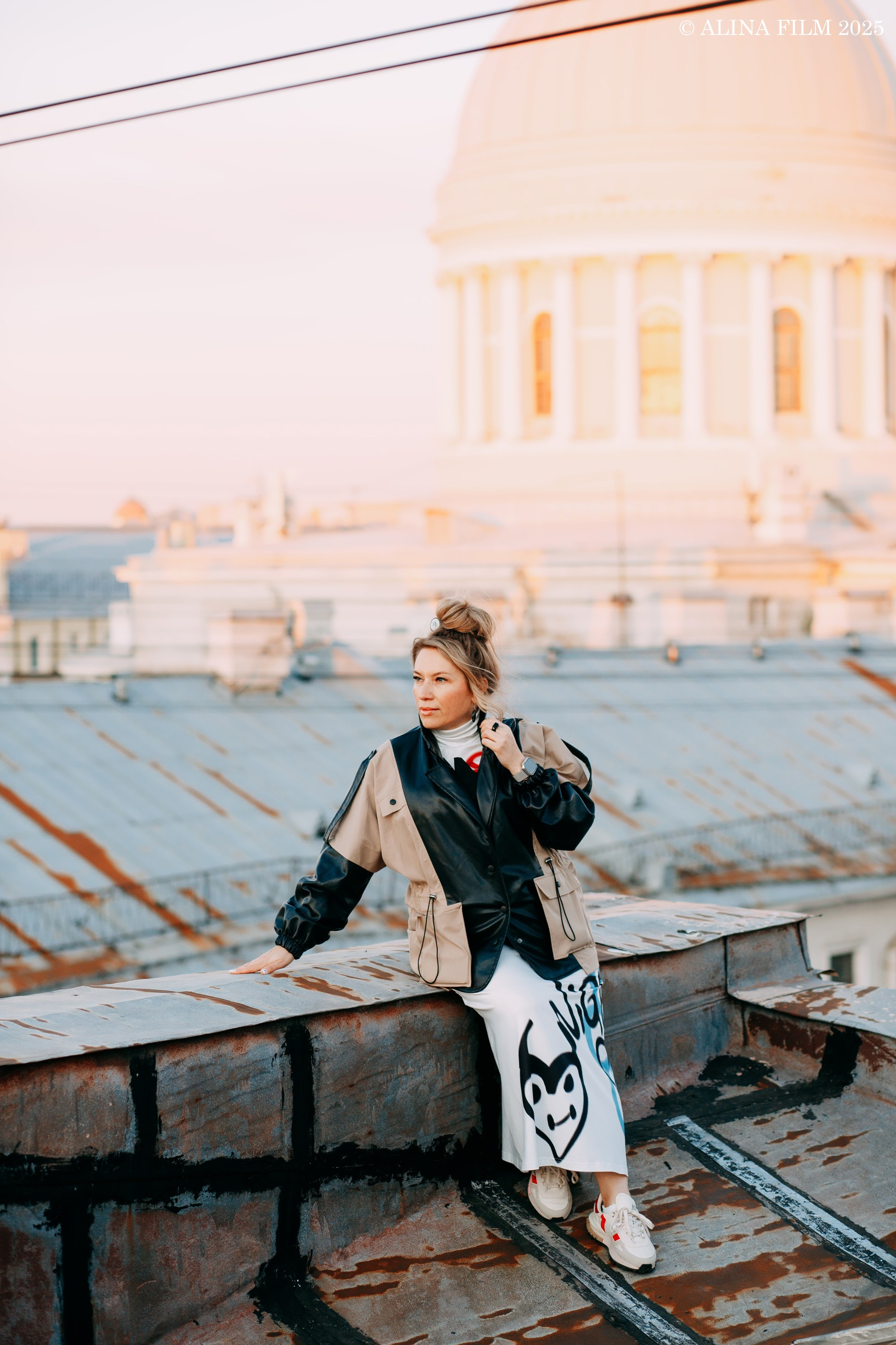 Фотосессия на крыше на Спортивной. Фотограф в Санкт-Петербурге Alina Film