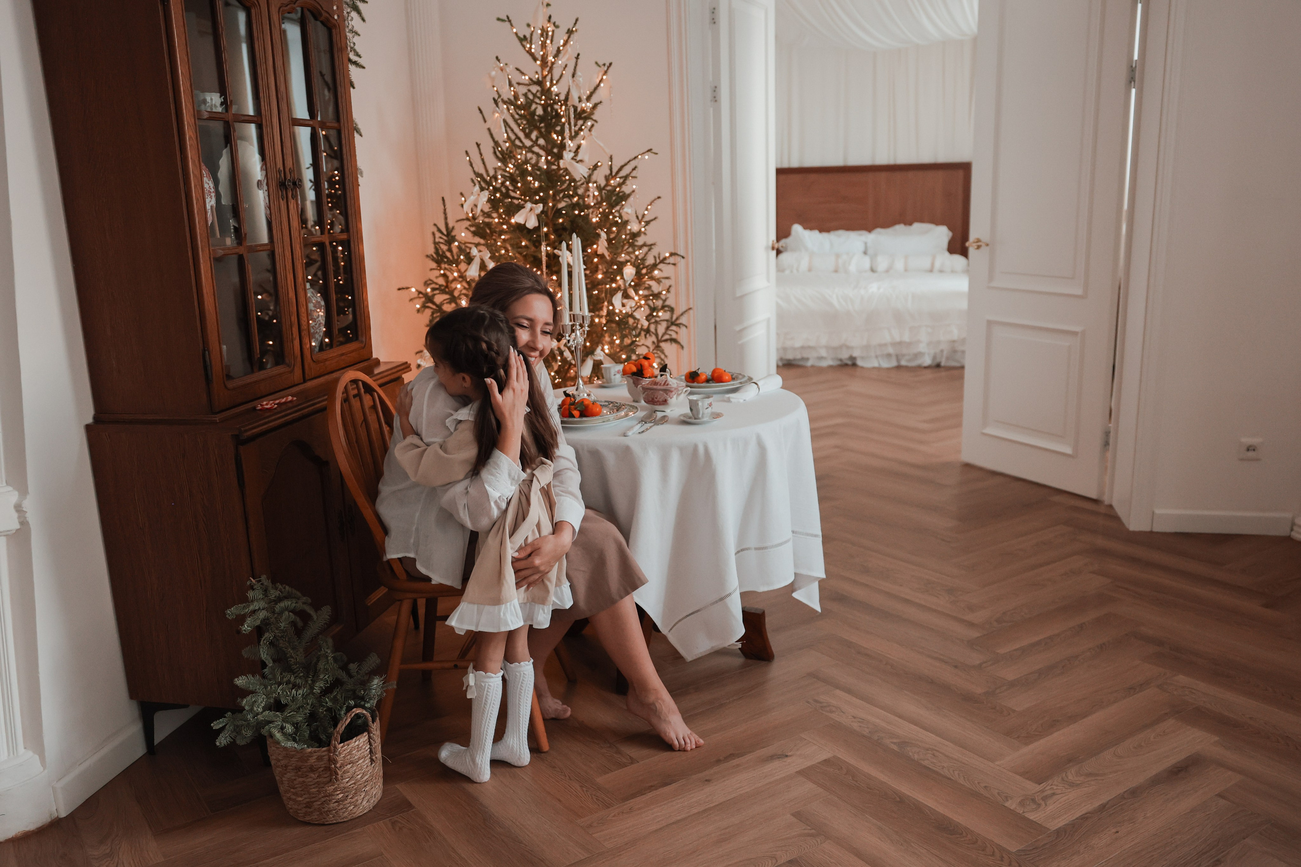 Рождественская история. Яна и Ева. Ваш семейный newborn и lifestyle фотограф в СПБ Наталья Журавлева