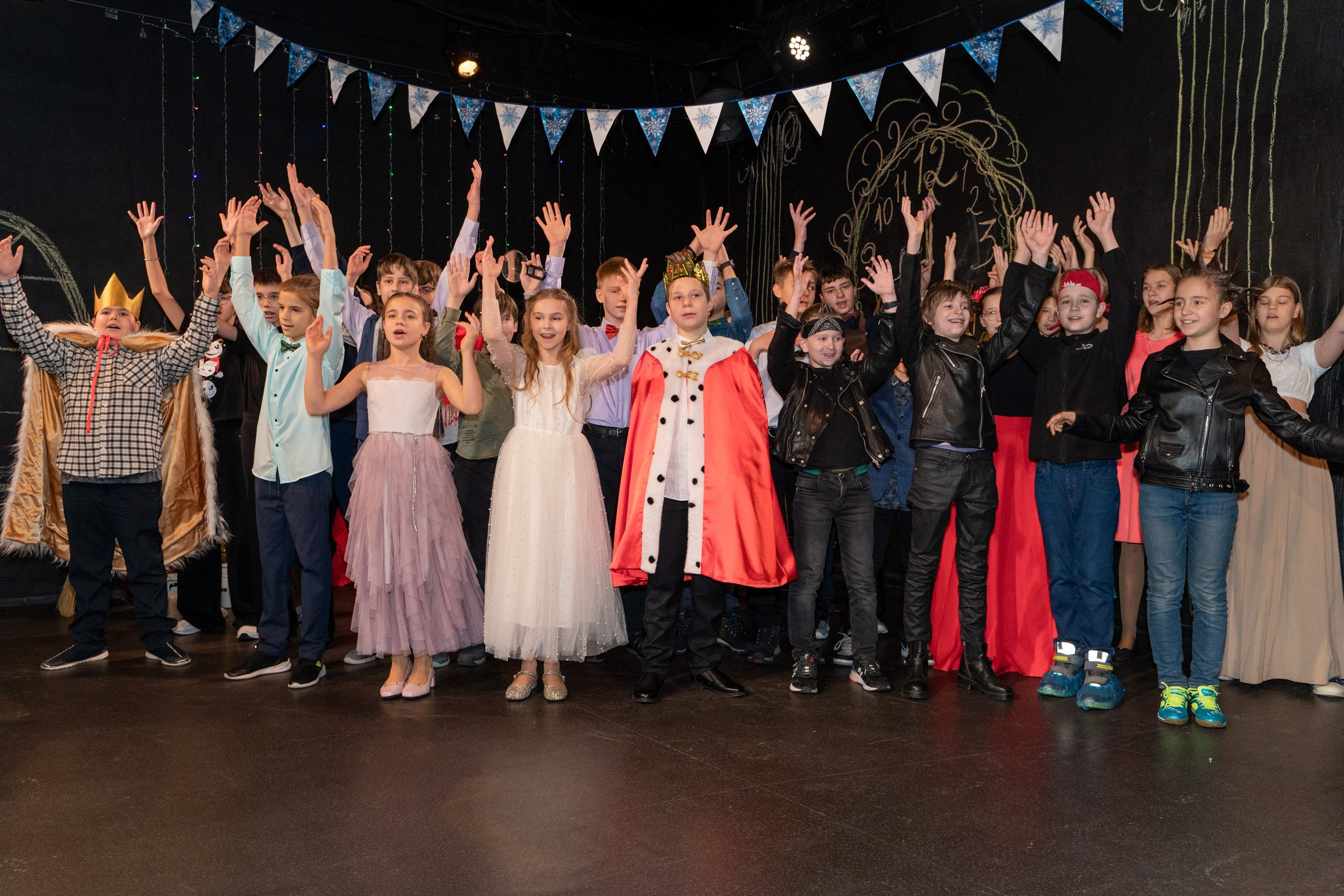 Новый год школы Фрактал. Фотограф в Санкт-Петербурге, фотодни в СПБ