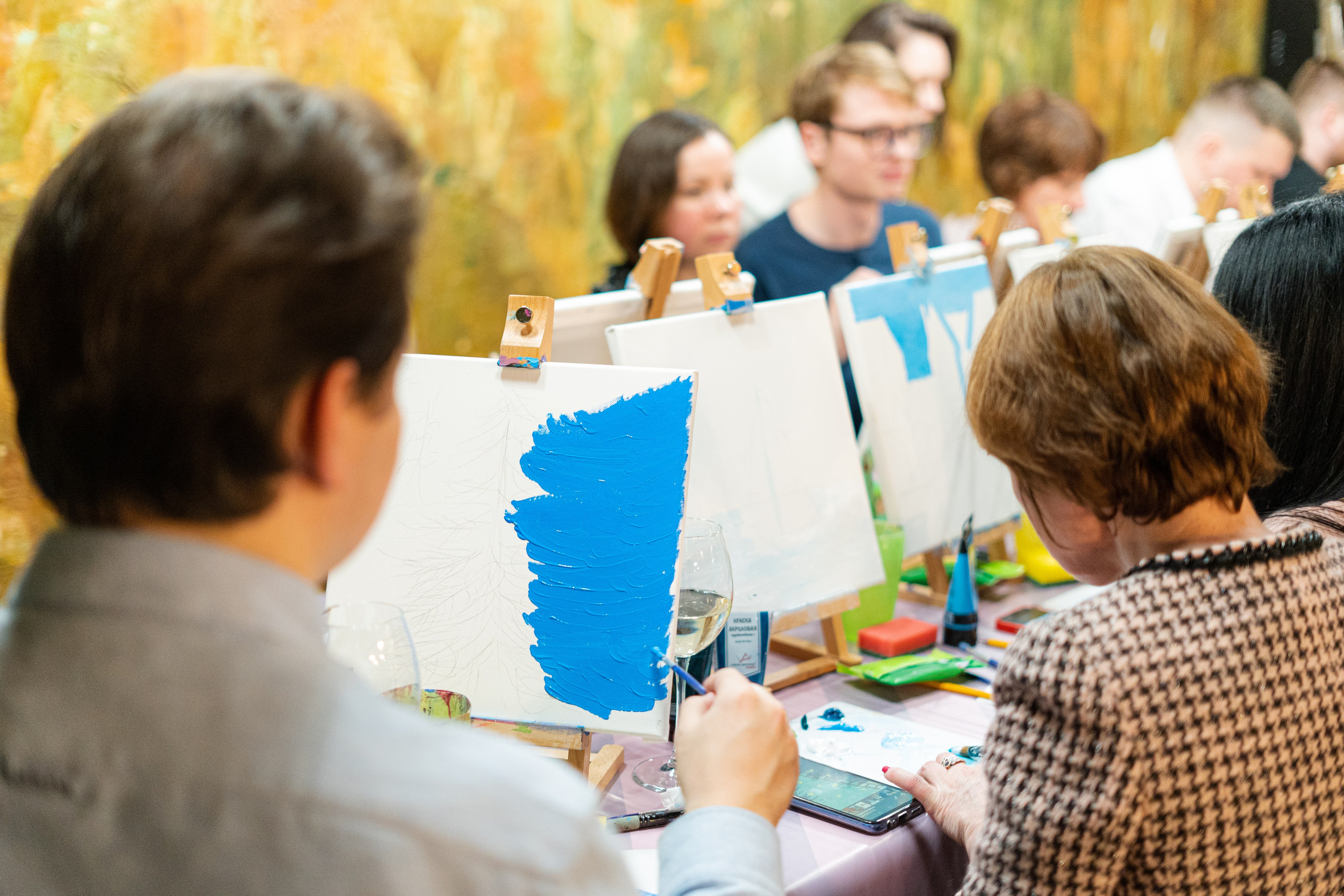 Корпоратив Teach Me Art 2. Портретный фотограф в Москве и Санкт-Петербурге Арина Чех